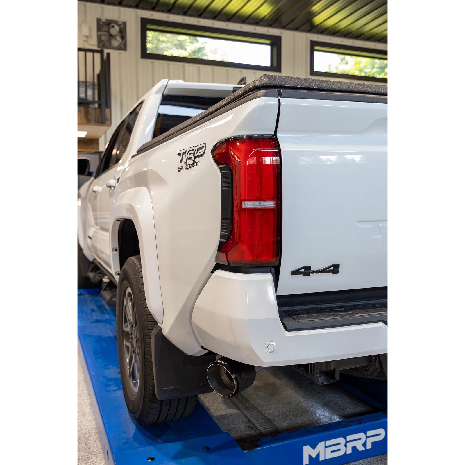 MBRP 2024 Toyota Tacoma T304 Stainless Steel 3in Cat-Back Single Side Exit with Carbon Fiber Tip