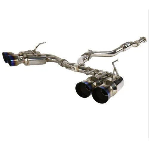 Invidia 08-14 Subaru WRX Hatchback Gemini Single Layer Titanium Tip Cat-back Exhaust