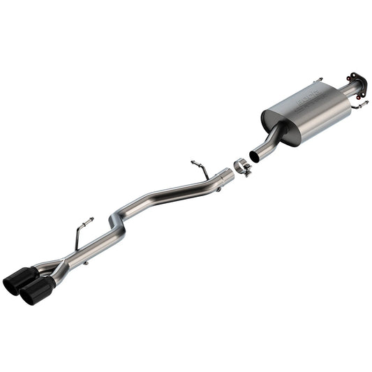 Borla 21-22 Toyota Highlander XSE V6 S-Type Axle-Back - Black Chrome