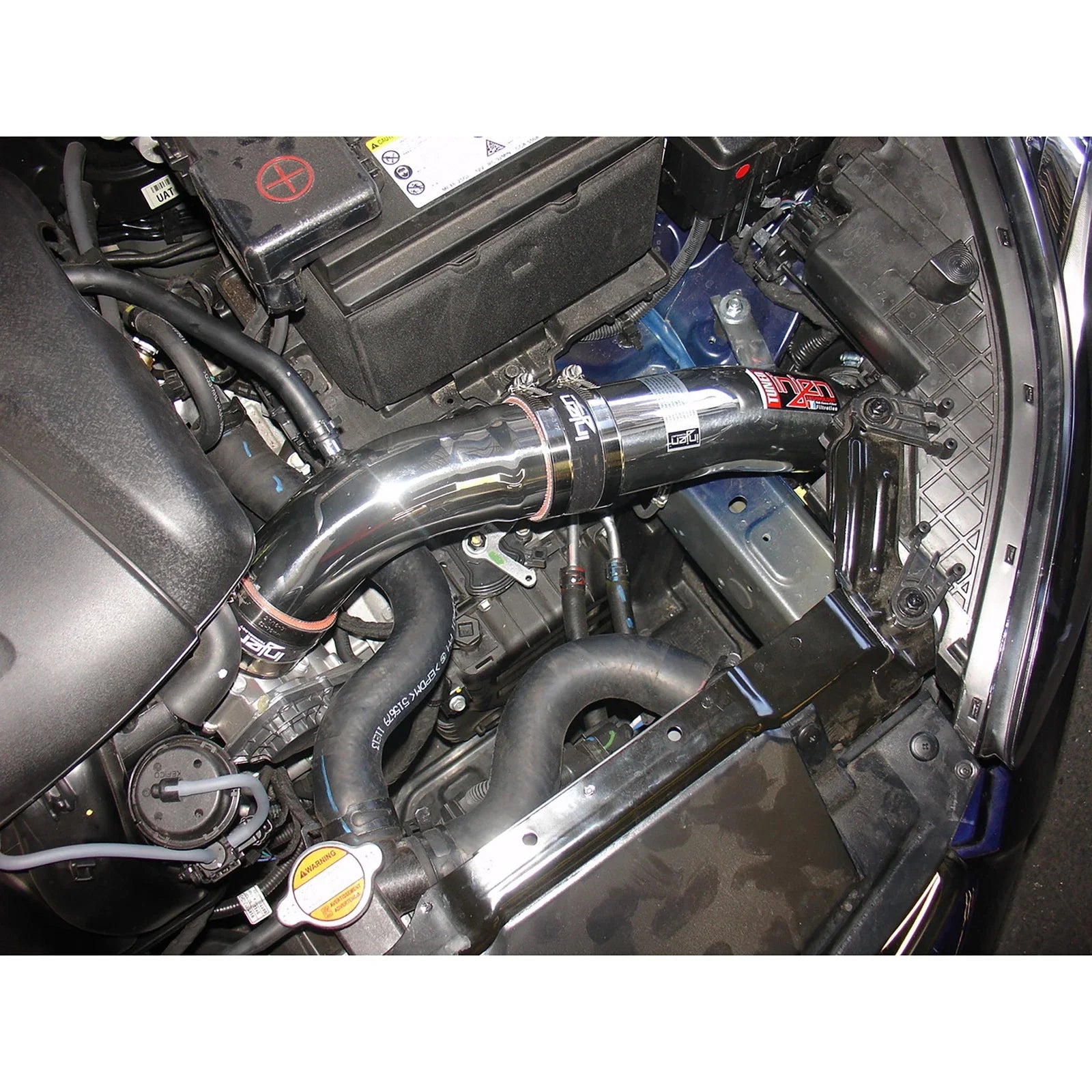 Injen 2014 Kia Forte 1.8L 4 Cyl. Black Two piece Cold Air Intake (Converts to Short Ram Intake)