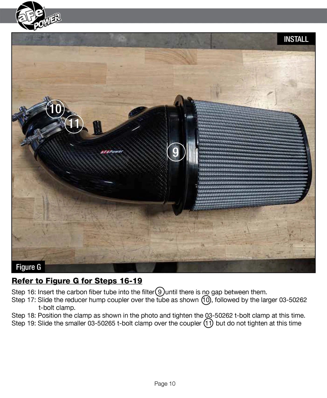 aFe Momentum Carbon Fiber CAIS w/ Pro Dry S Filter 12-19 Jeep Grand Cherokee SRT8 (WK2) V8-6.4L