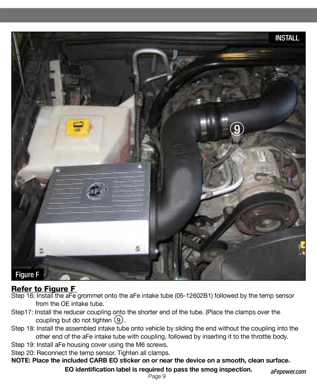 aFe MagnumFORCE Intake System Stage-2 PRO 5R 06-09 Jeep Commander (XK) V8 4.7L