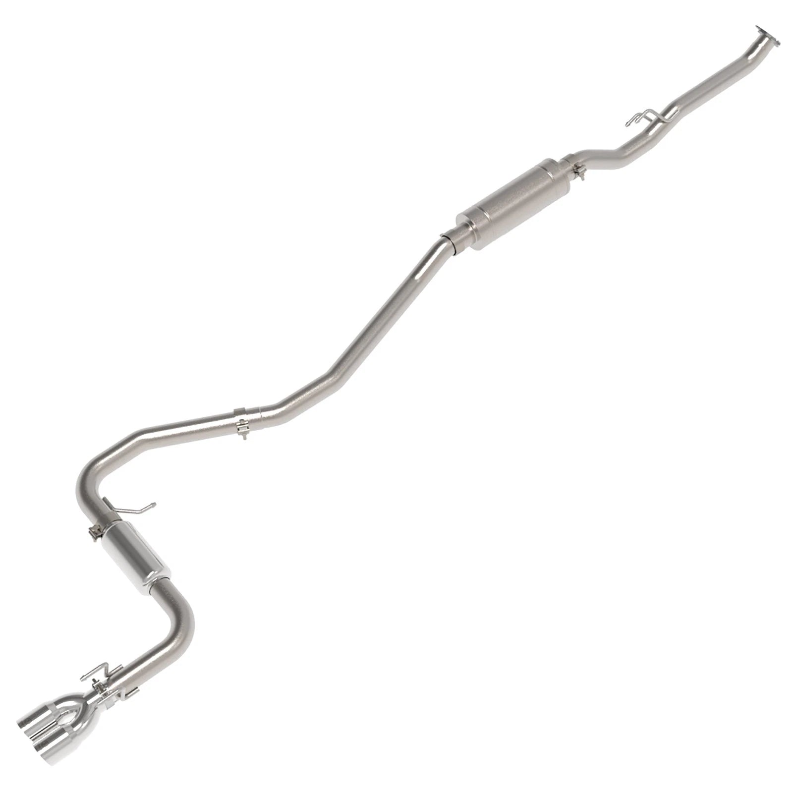 aFe POWER Takeda 2.5in 304 SS Cat-Back Exhaust w/ Polished Tips 22-25 Honda Civic L4-2.0L