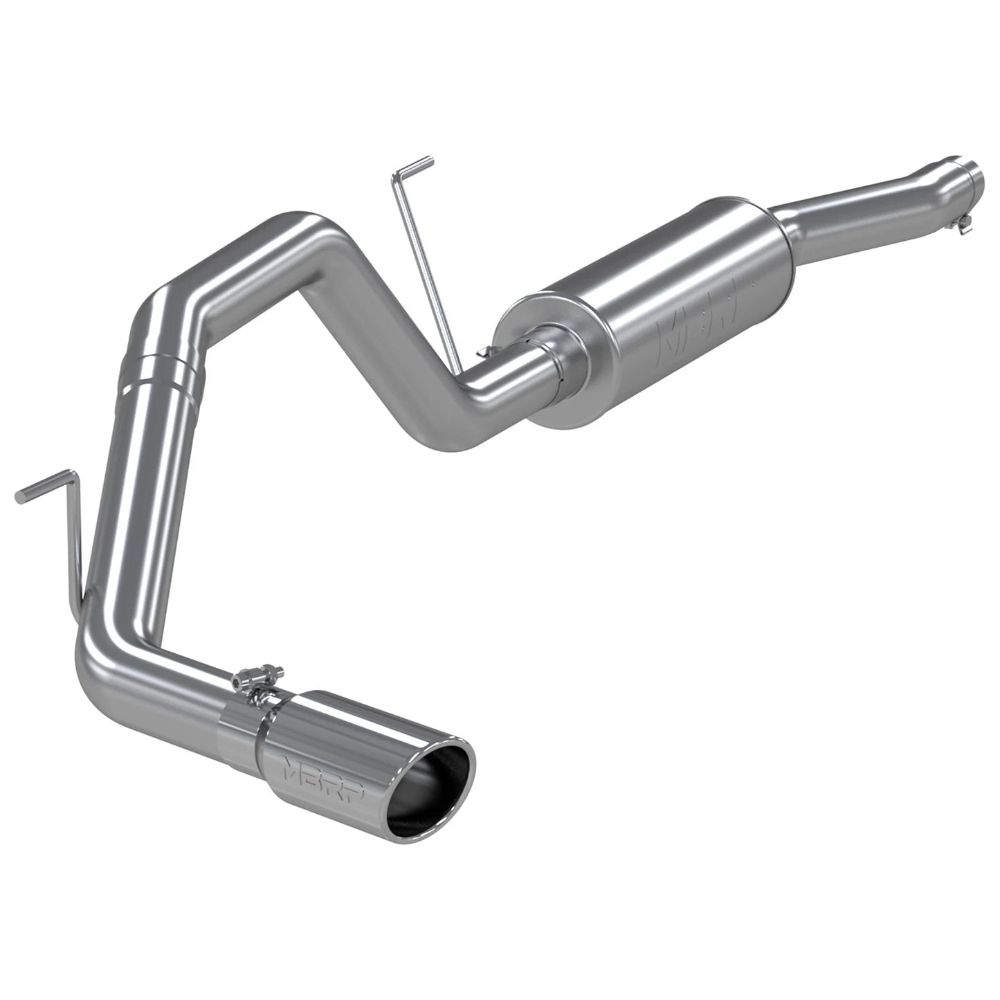 MBRP 2004-2006 Nissan Titan 5.6L EC/CC Cat Back Single Side