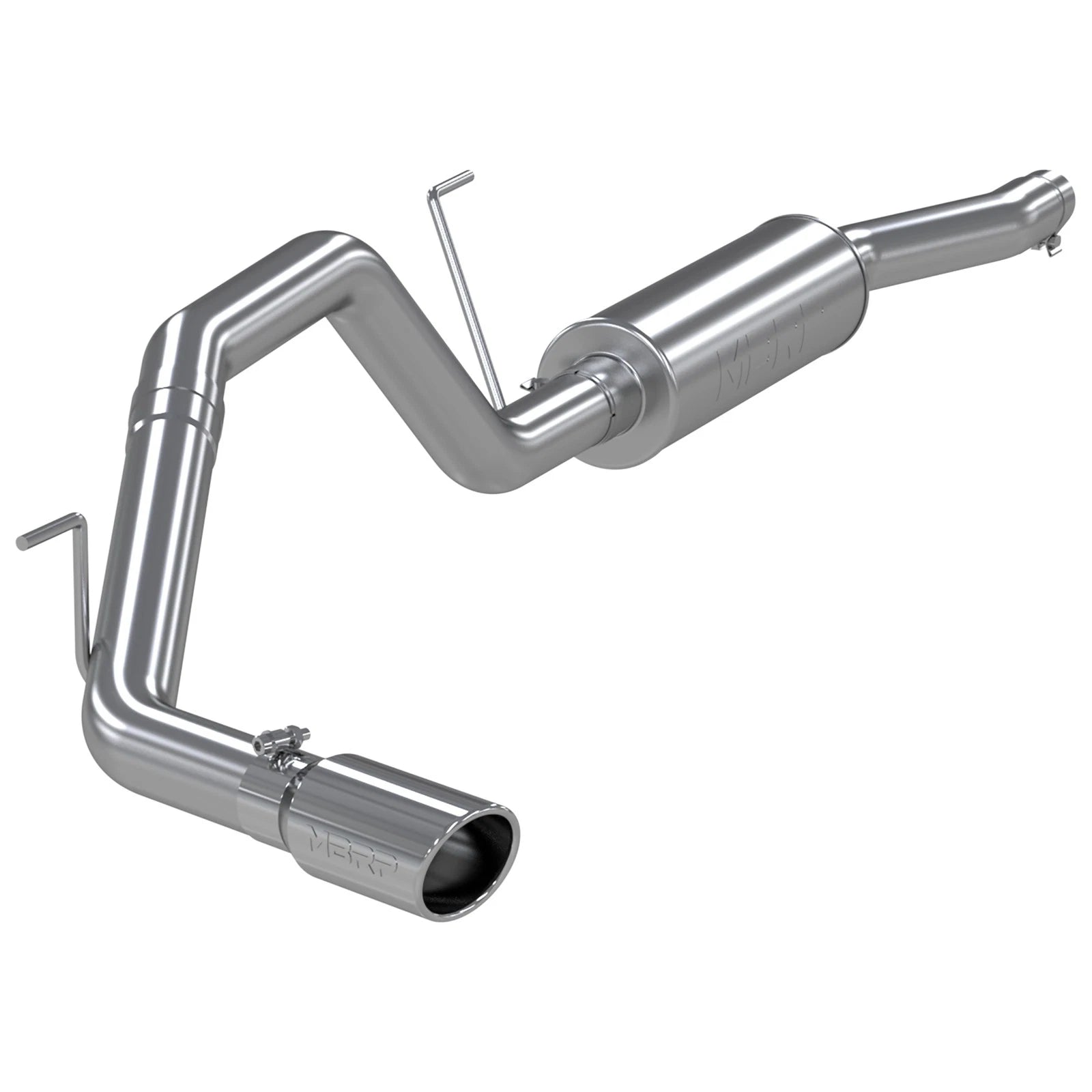 MBRP 2004-2006 Nissan Titan 5.6L EC/CC Cat Back Single Side