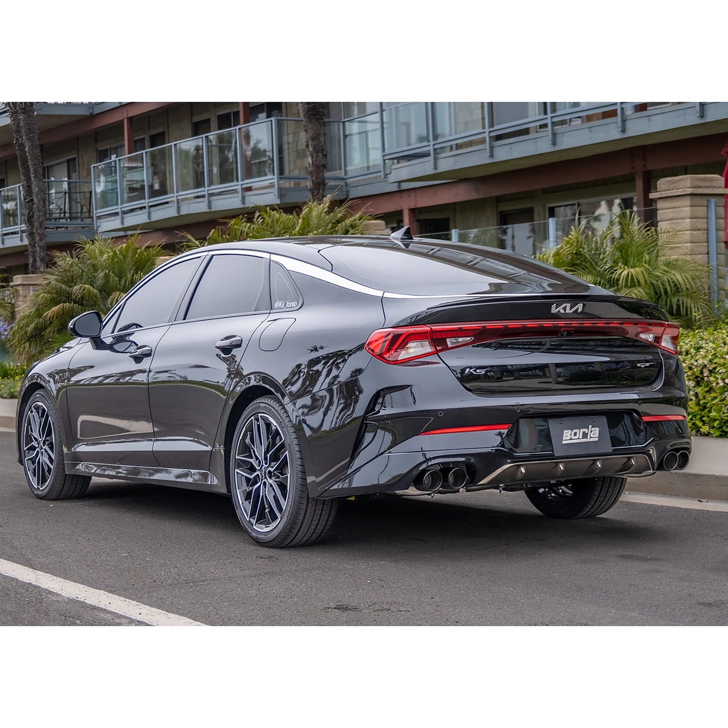 Borla 21-23 Kia K5 GT i4 AT FWD 4DR 2.00in 2.75in S-Type Exhaust - Black Chrome