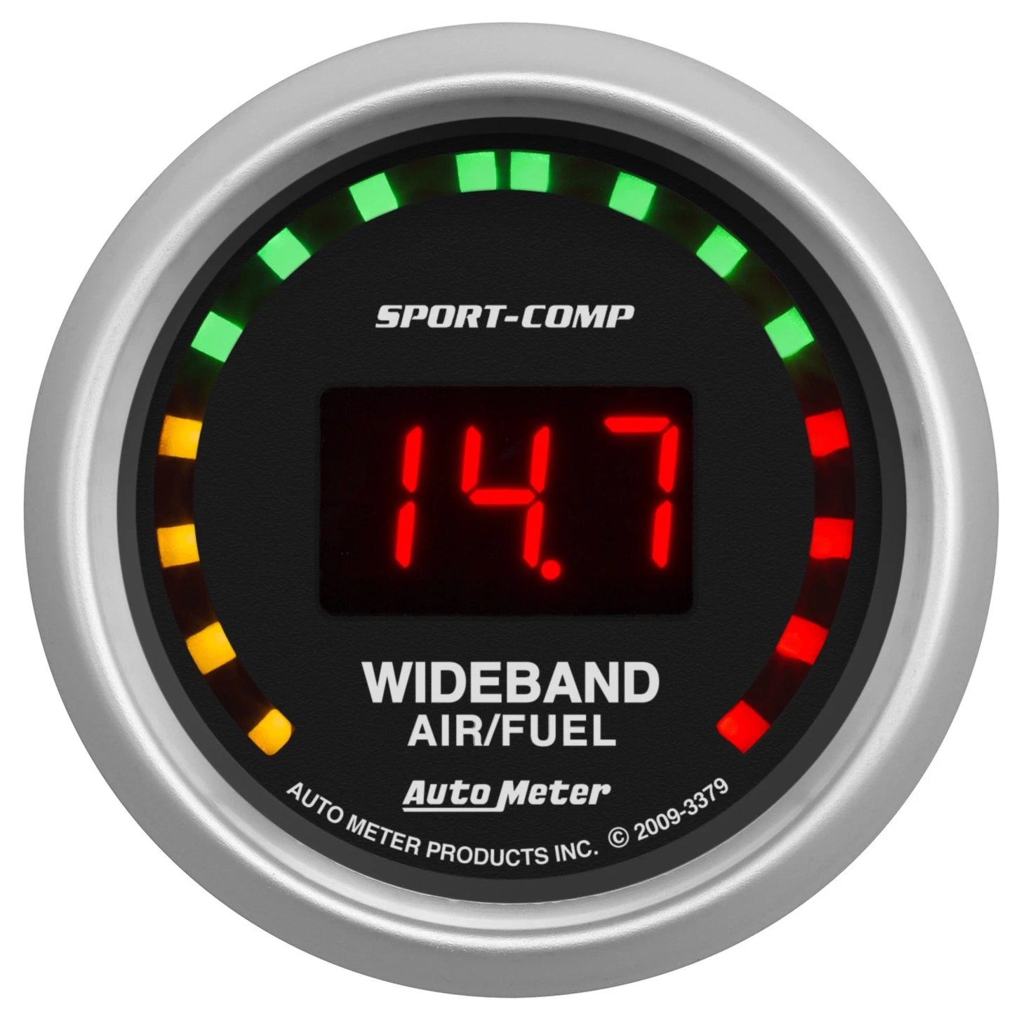 Autometer Sport-Comp 52mm Digital Wideband Air/Fuel Ratio Street Gauge