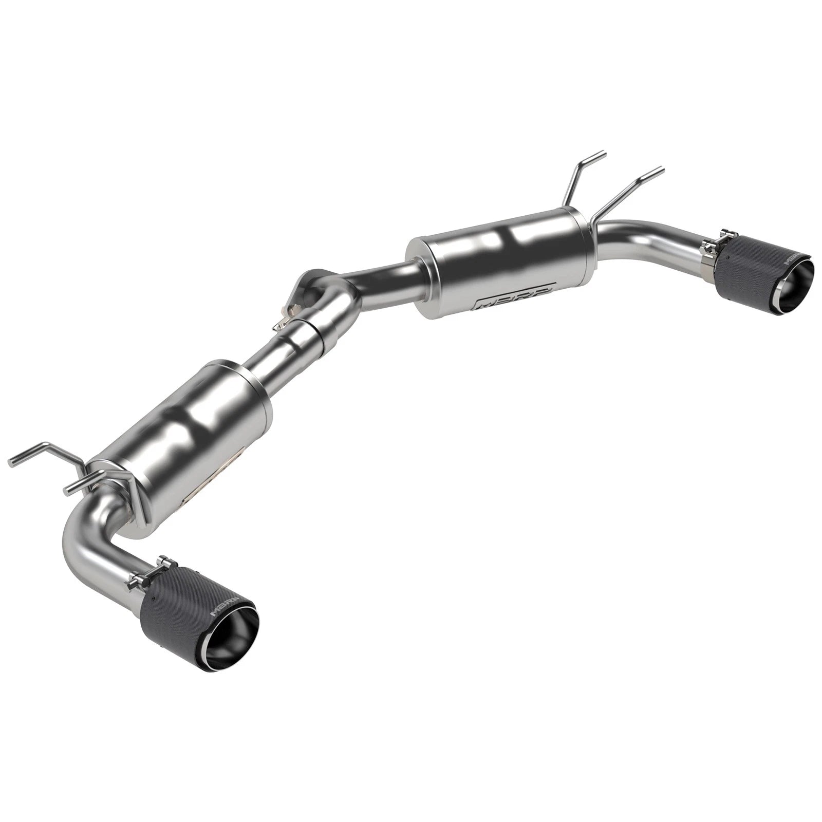 MBRP 19-23 Mazda 3 Hatchback T304SS 2.5in Axle-Back, Dual Rear Exit w/Carbon Fiber Tips