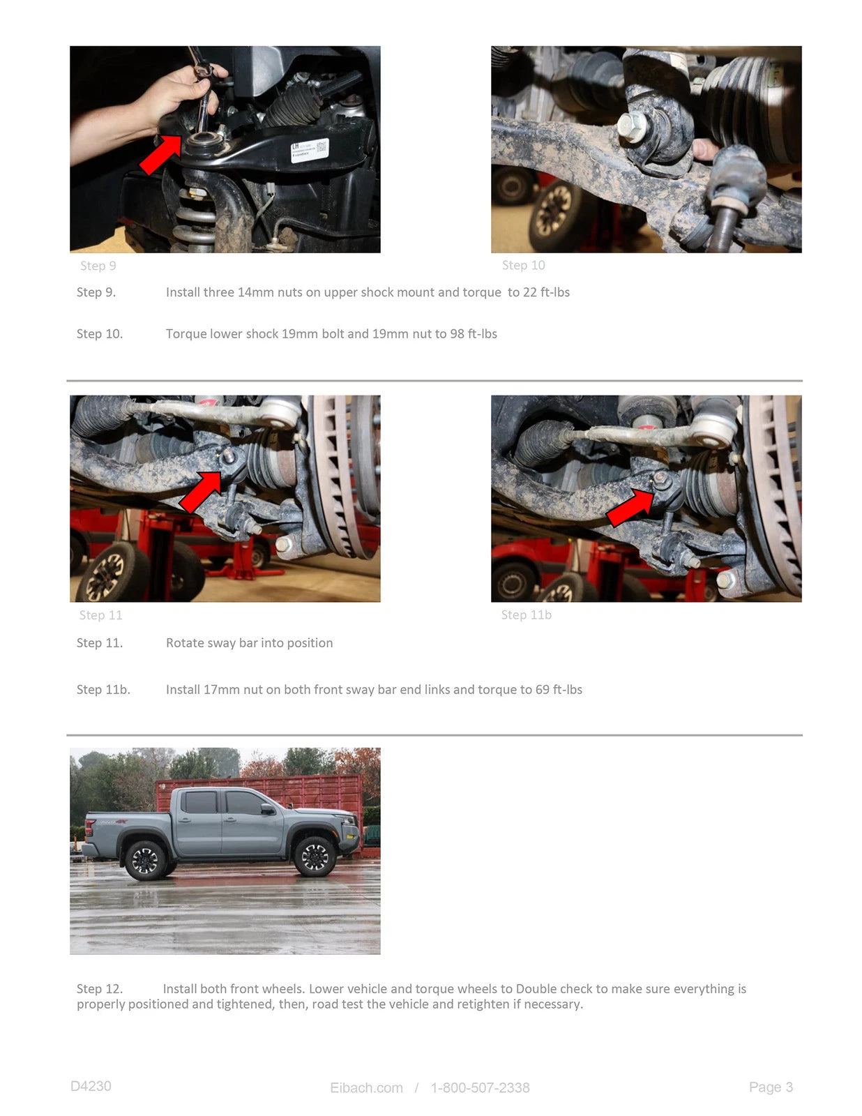 Eibach 22-25 Nissan Frontier S Pro-Truck Front Coilover Kit
