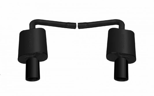 Gibson 11-18 Jeep Grand Cherokee Laredo 3.6L 2.25in Axle-Back Dual Exhaust - Black Elite