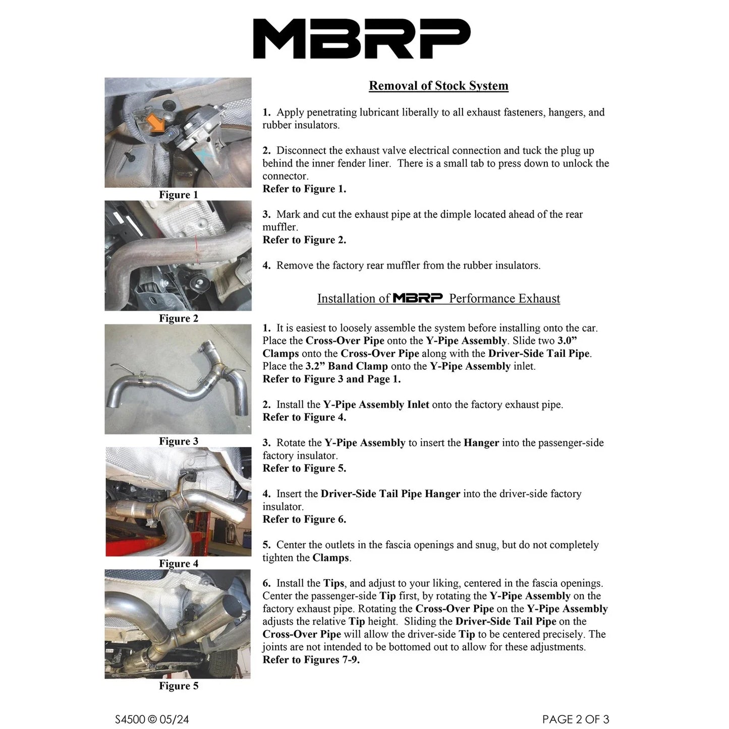 MBRP 17-21 BMW M240I 3.0L 3in Axle Back Dual Rear Exit w/ T304 SS Carbon Fiber Tips (Street Version)
