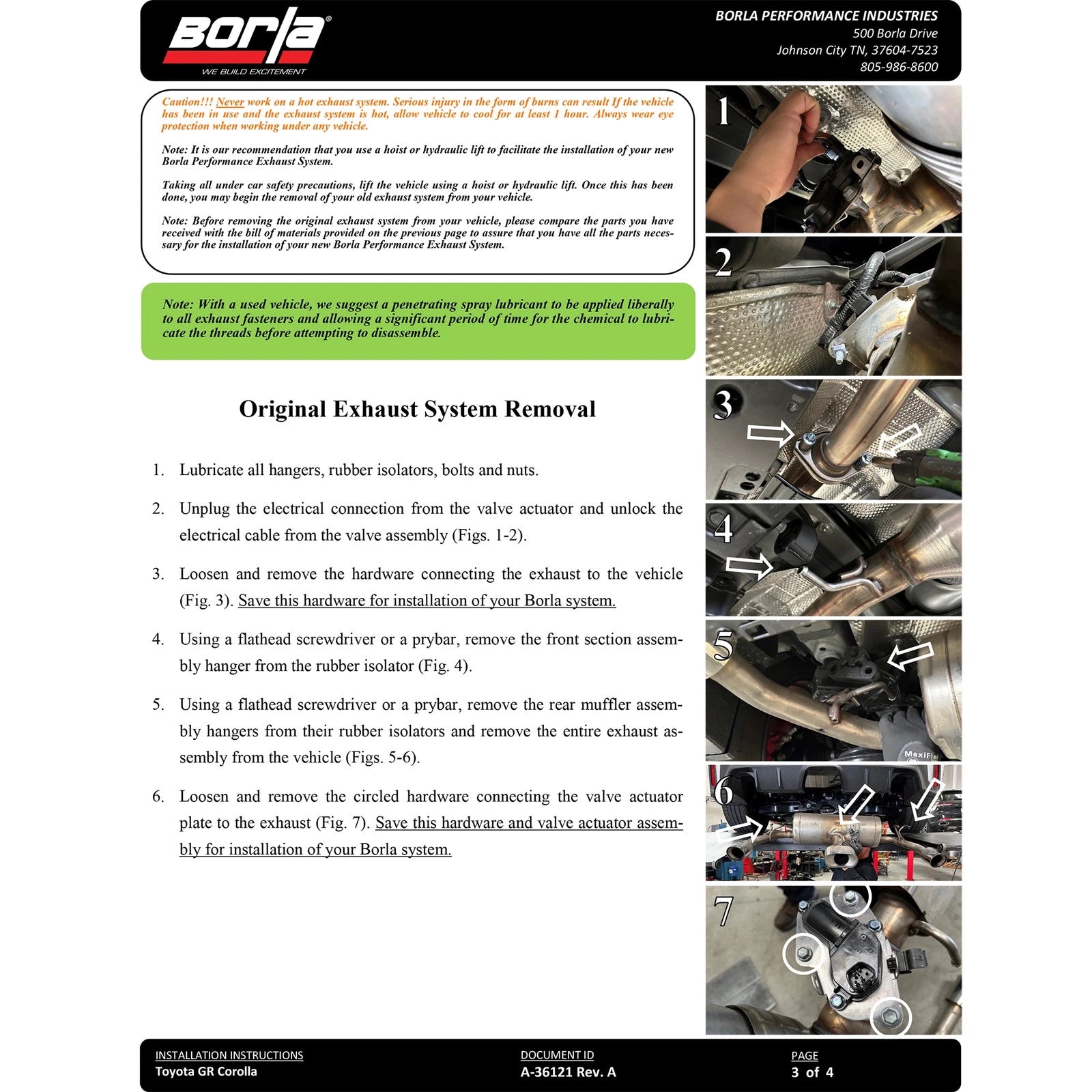 Borla 23-24 Toyota GR Corolla ATAK Cat Back System