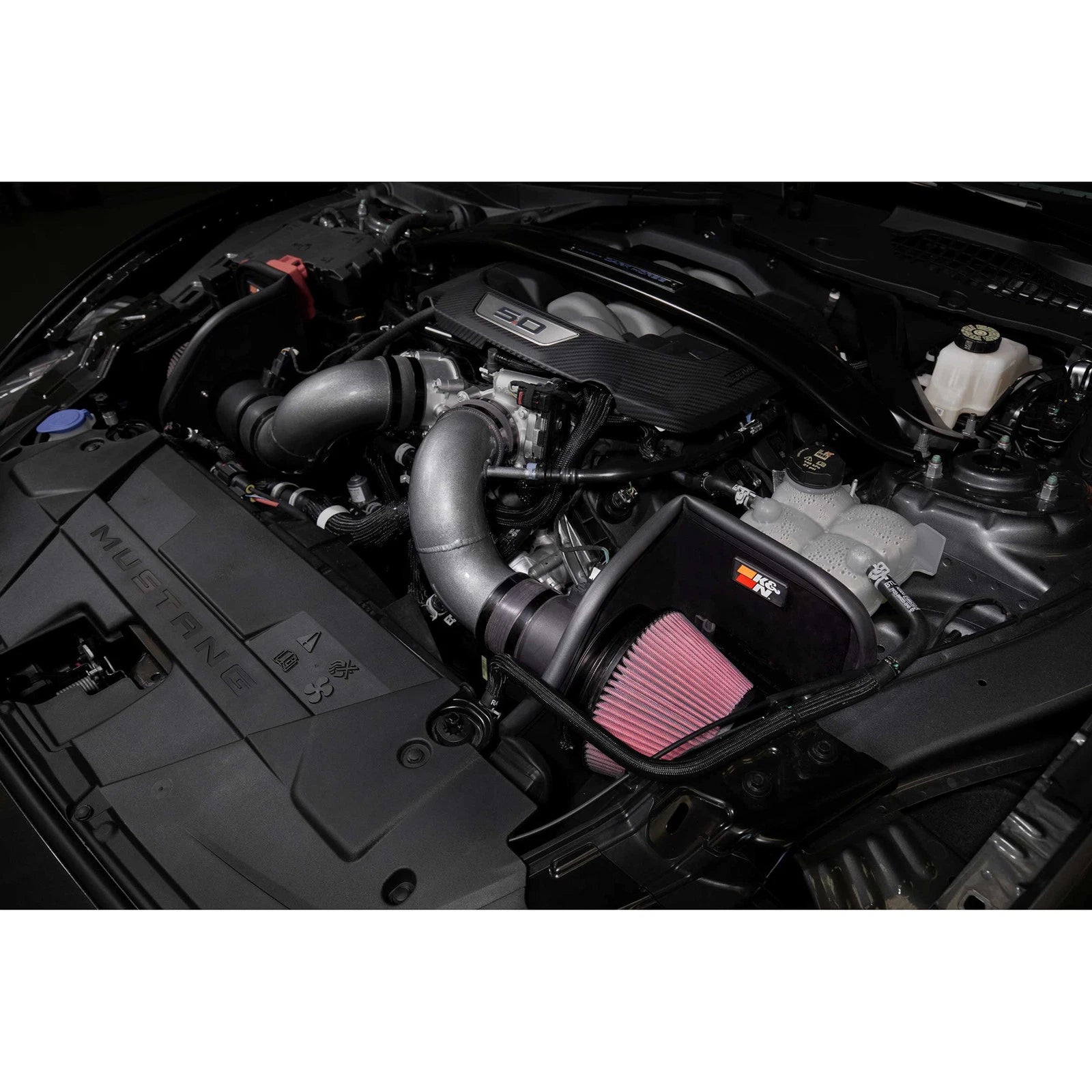 K&N 2024+ Ford Mustang V8 5.0L Typhoon Performance Air Intake System