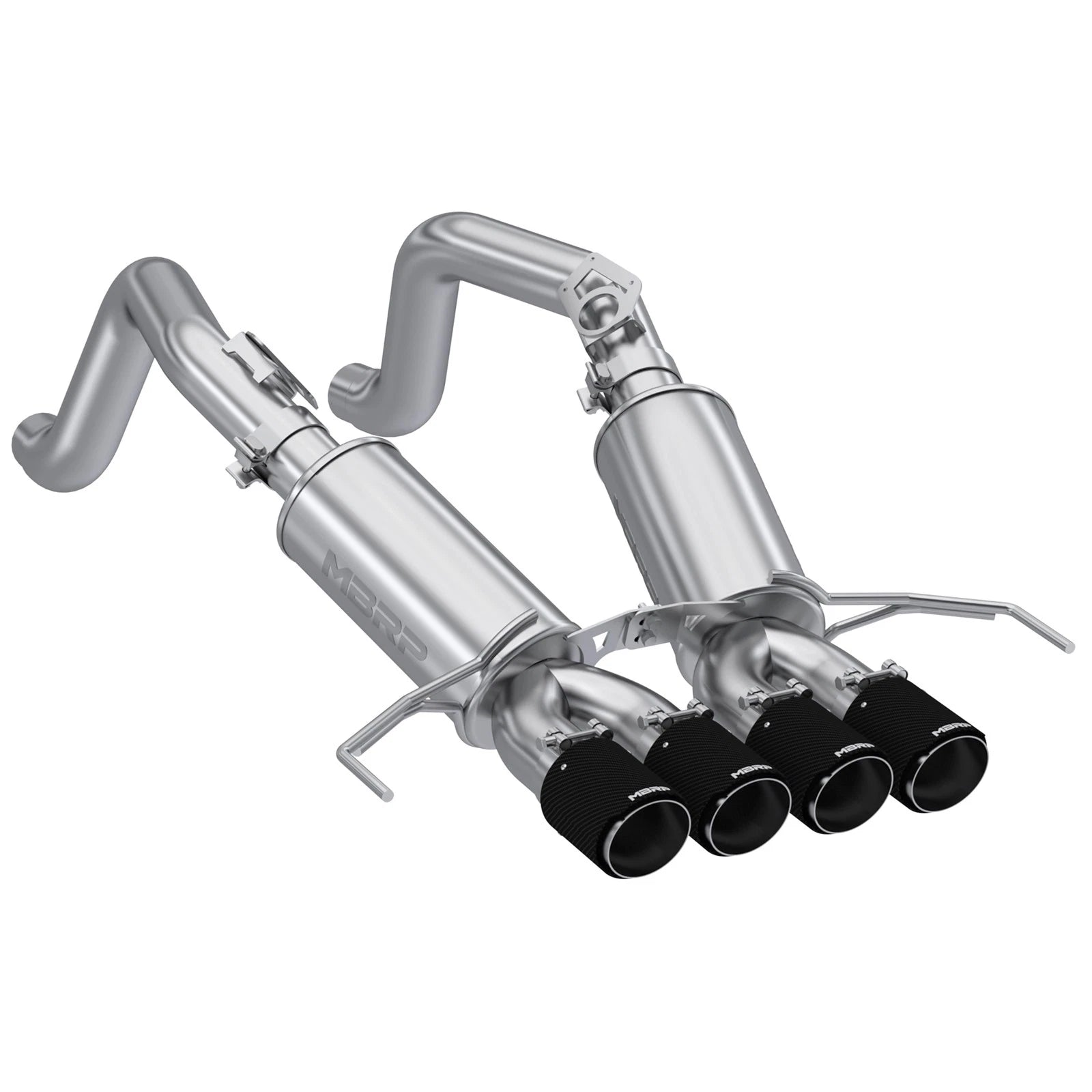 MBRP 14-19 Chevrolet Corvette 3in Dual Split Rear Axle Back w/ Carbon Fiber Tips