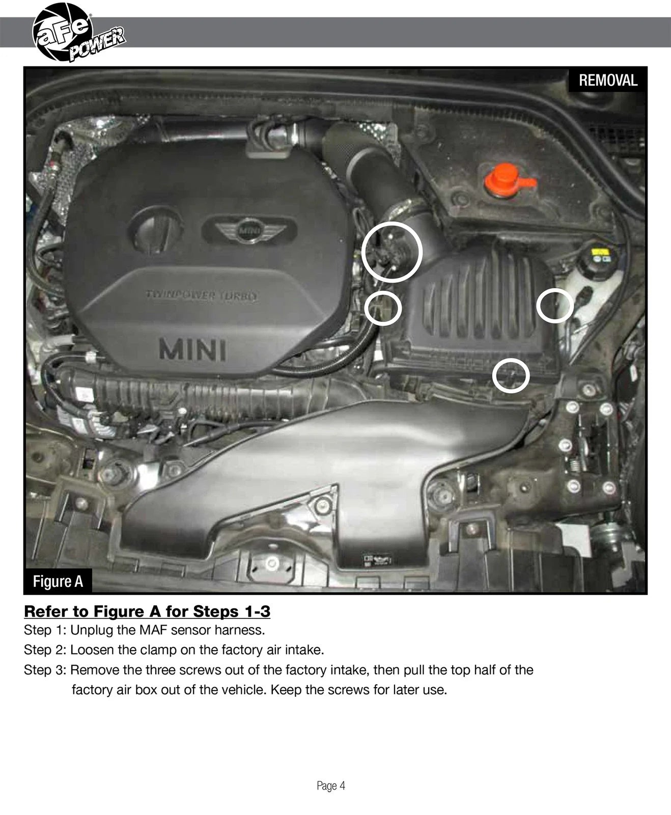 aFe Power Magnum Force Stage-2 Pro 5R Cold Air Intake System 15-17 Mini Cooper S F55/F56 L4 2.0(T)