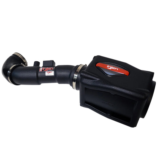 Injen 04-10 QX56 / 04-12 Amada/Titan V8 5.6L w/Power Box Wrinkle Black Power-Flow Air Intake System