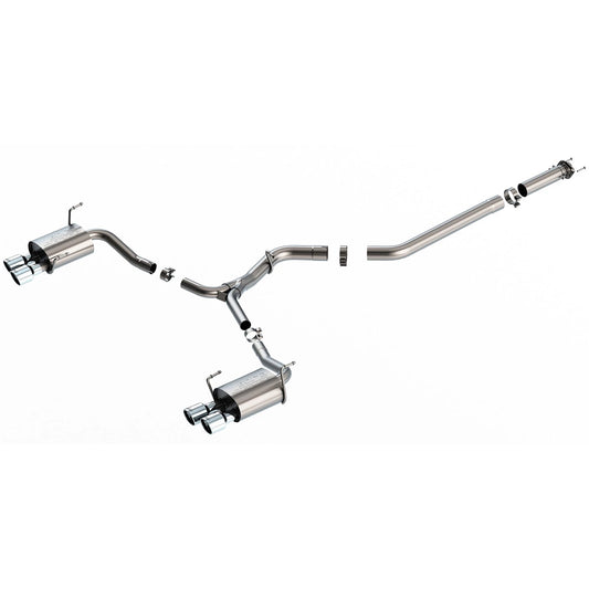 Borla 2022 Subaru WRX 2.4L Turbo AT/MT AWD S-Type Catback Exhaust Polished Tips