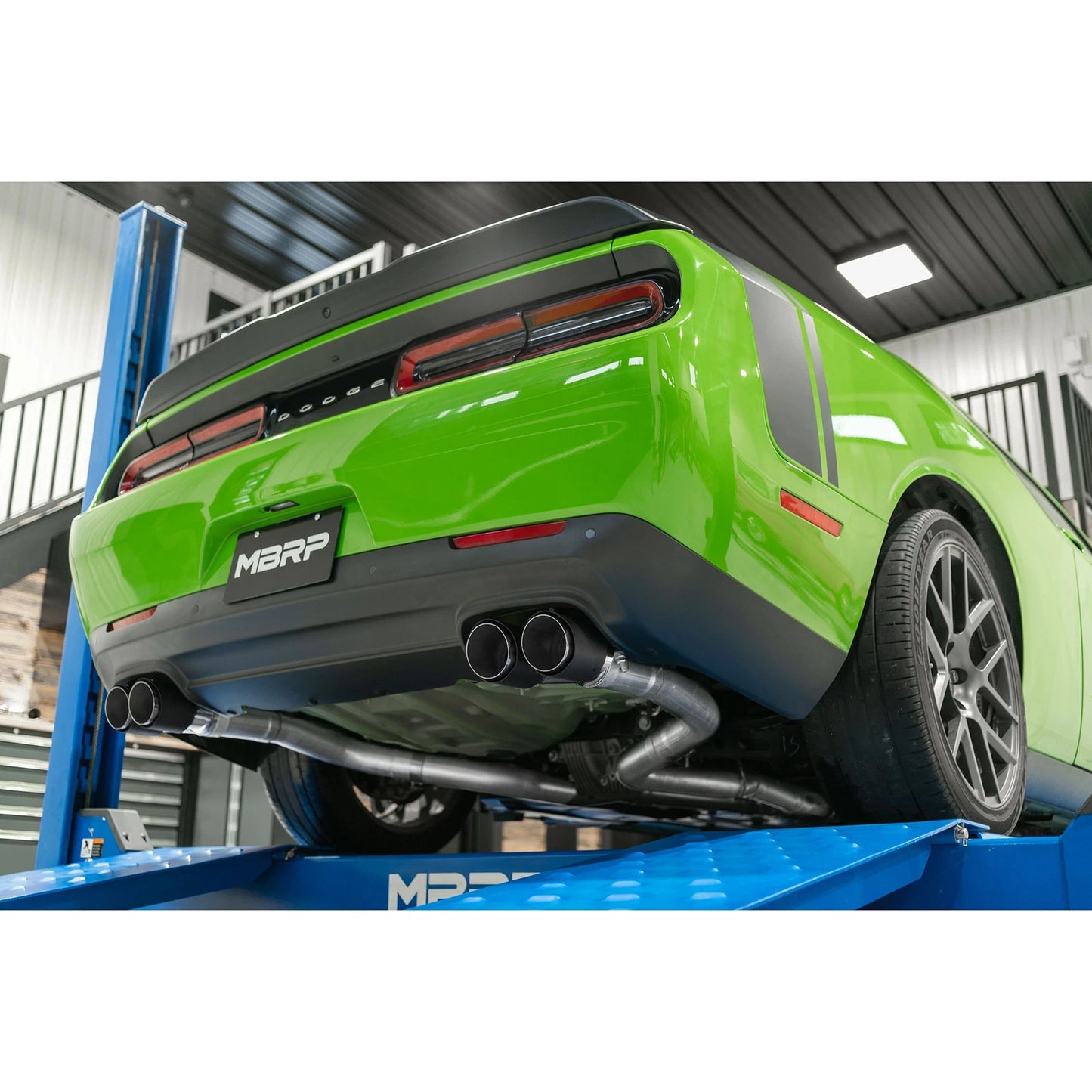 MBRP 15-Up Challenger 5.7 / 17-Up 6.2L/6.4L 3in Race Series Cat-Back w/ Quad Tips T304 Exhaust