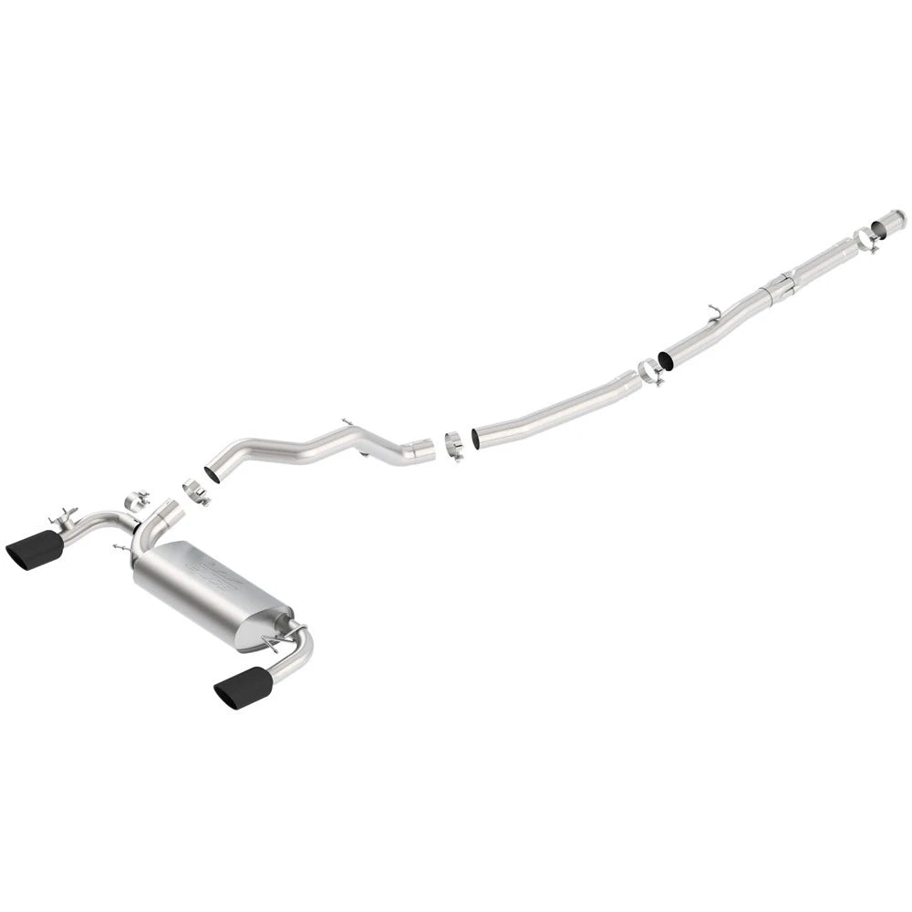 Borla 16-18 Ford Focus RS 2.3L MT AWD ATAK Catback Exhaust w/ Black Chrome Tip