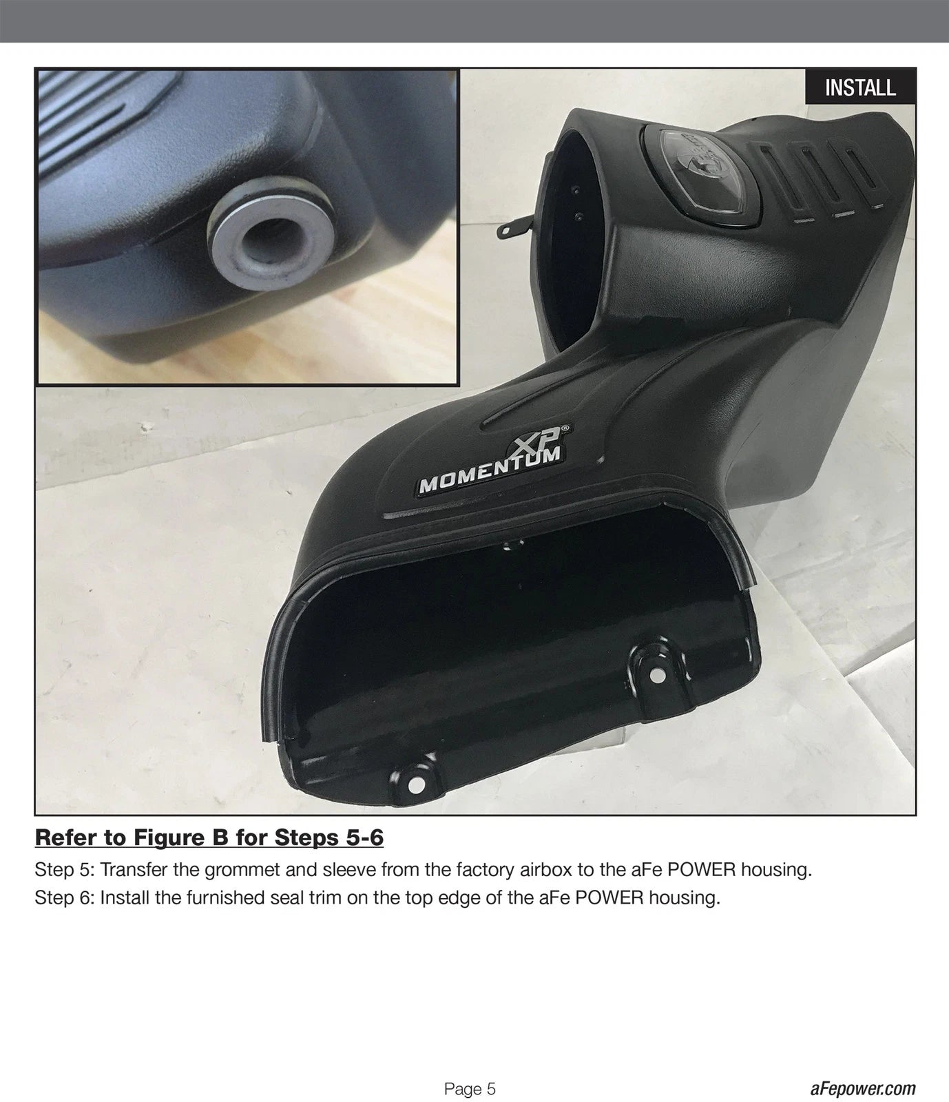 aFe Momentum XP Cold Air Intake System w/ Pro 5R Media Blue 15-19 Ford F-150 V8-5.0L