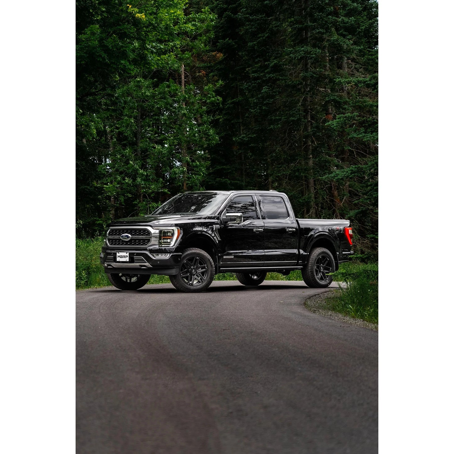 MBRP 2021+ Ford F-150 Powerboost Hybrid 3in Single Side Exit - T304