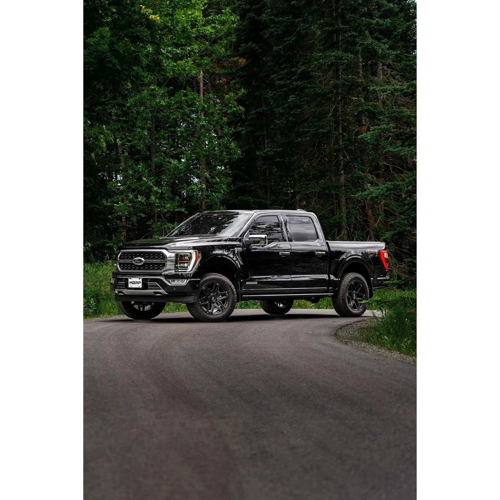 MBRP 2021+ Ford F-150 Powerboost Hybrid 3in Single Side Exit - T304
