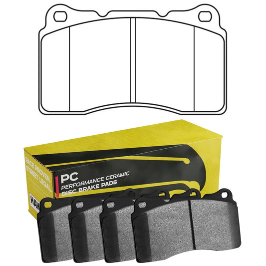 Hawk 03-06 Evo / 04-09 STi / 09-10 Genesis Coupe (Track Only) / 2010 Camaro SS / 08-09 Pontiac G8 GX