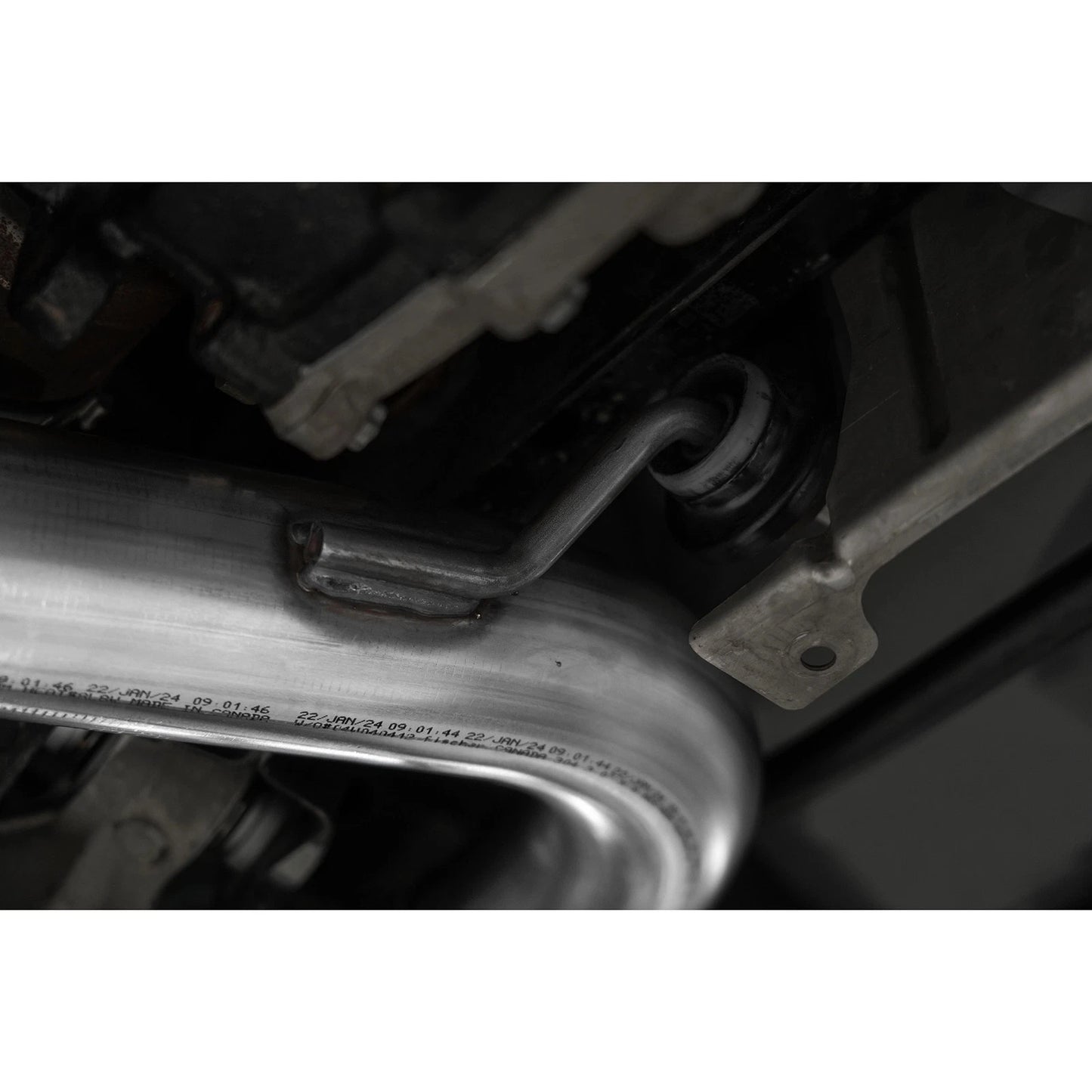 MBRP 2024+ For Mustang GT (S650) 3in Cat-Back Quad Tip - 4in Carbon Fiber Tips
