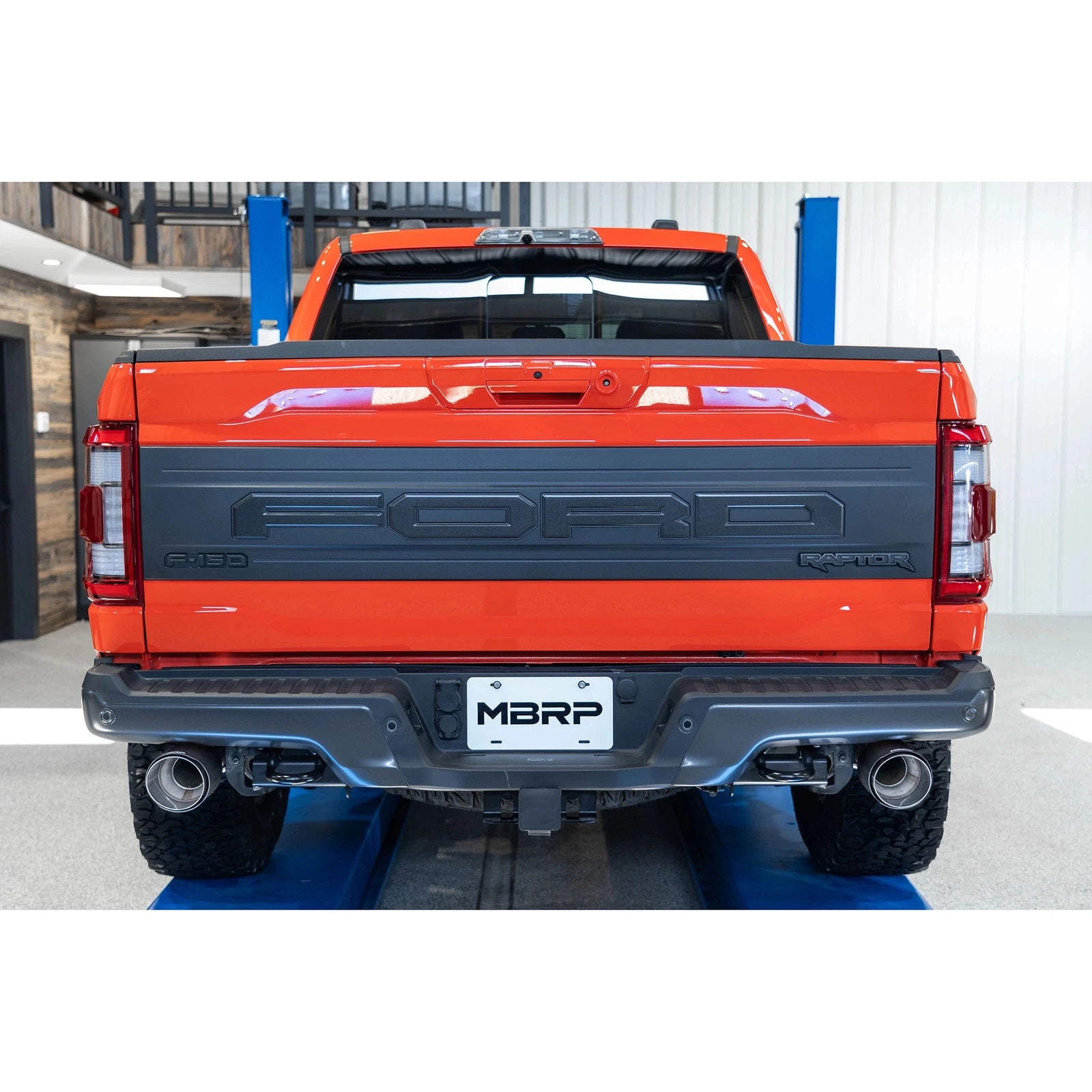 MBRP 2021+ Ford F-150 Raptor Axle-Back Dual Rear Exit T304 Performance Exhaust Sys