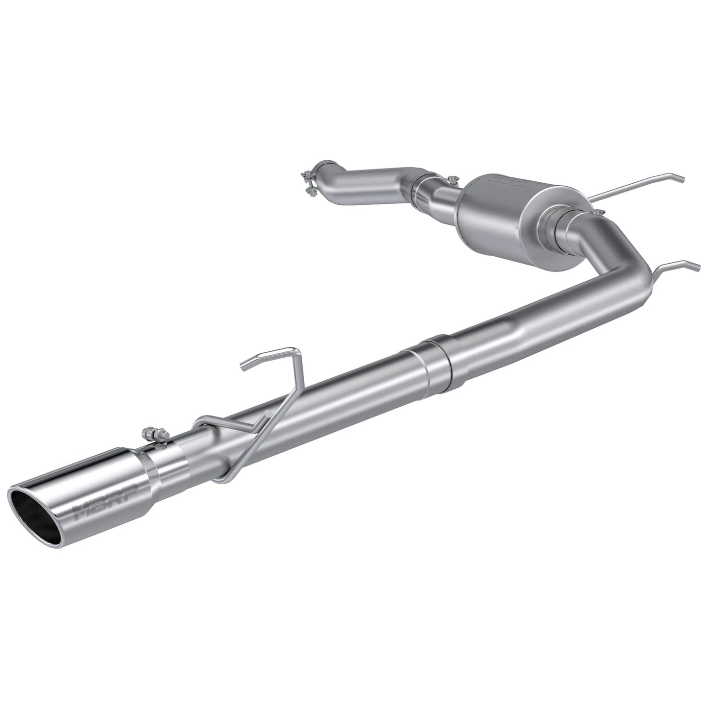 MBRP 2022+ Ford Maverick Aluminized Steel 4in OD Tip Single Side Exit 3in Cat Back Exhaust