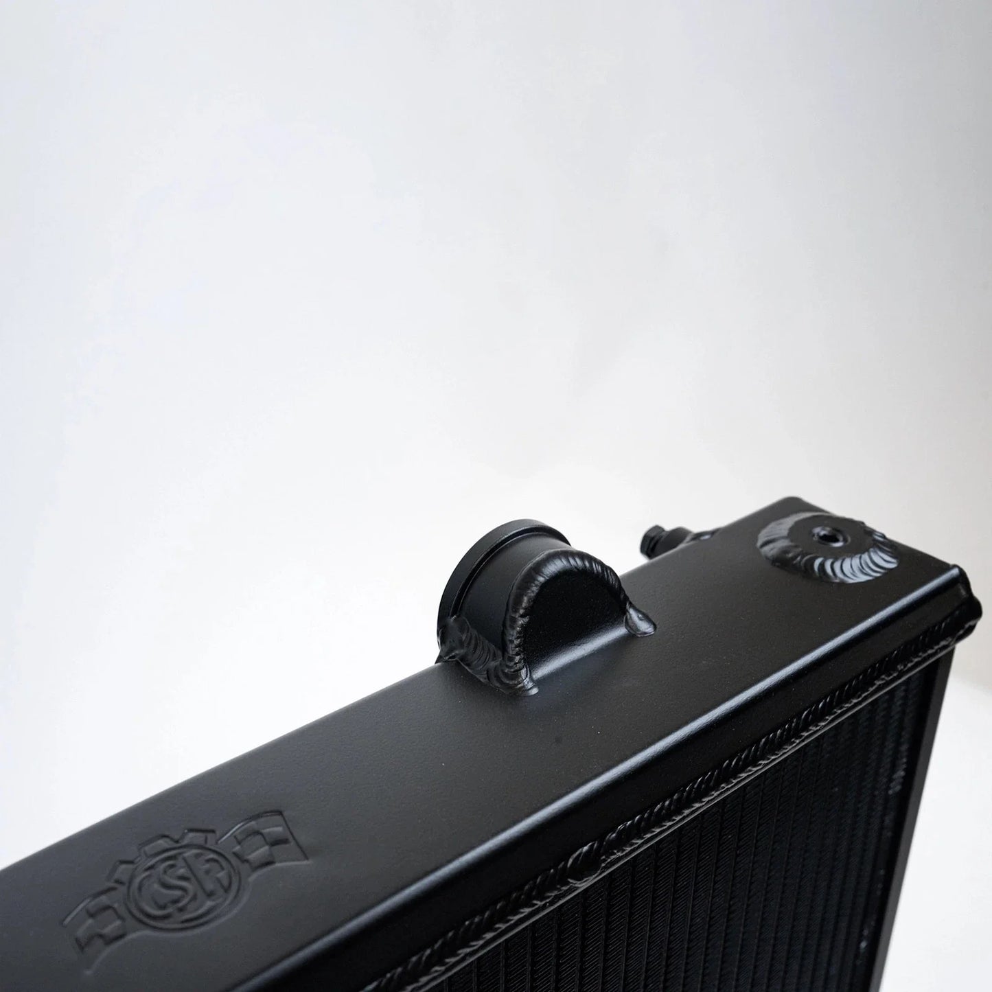 CSF 92-00 Honda Civic w/K-Swap V3 Radiator - Black Finish