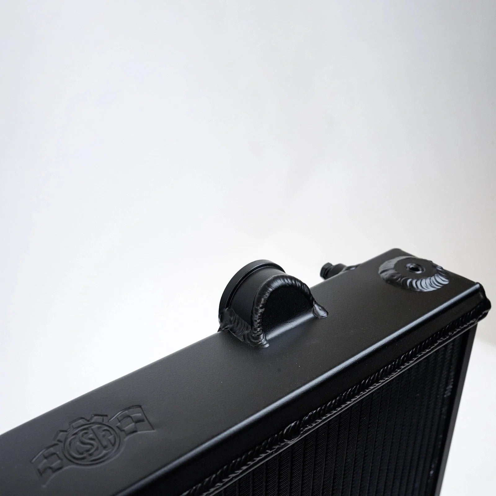 CSF 92-00 Honda Civic w/K-Swap V3 Radiator - Black Finish
