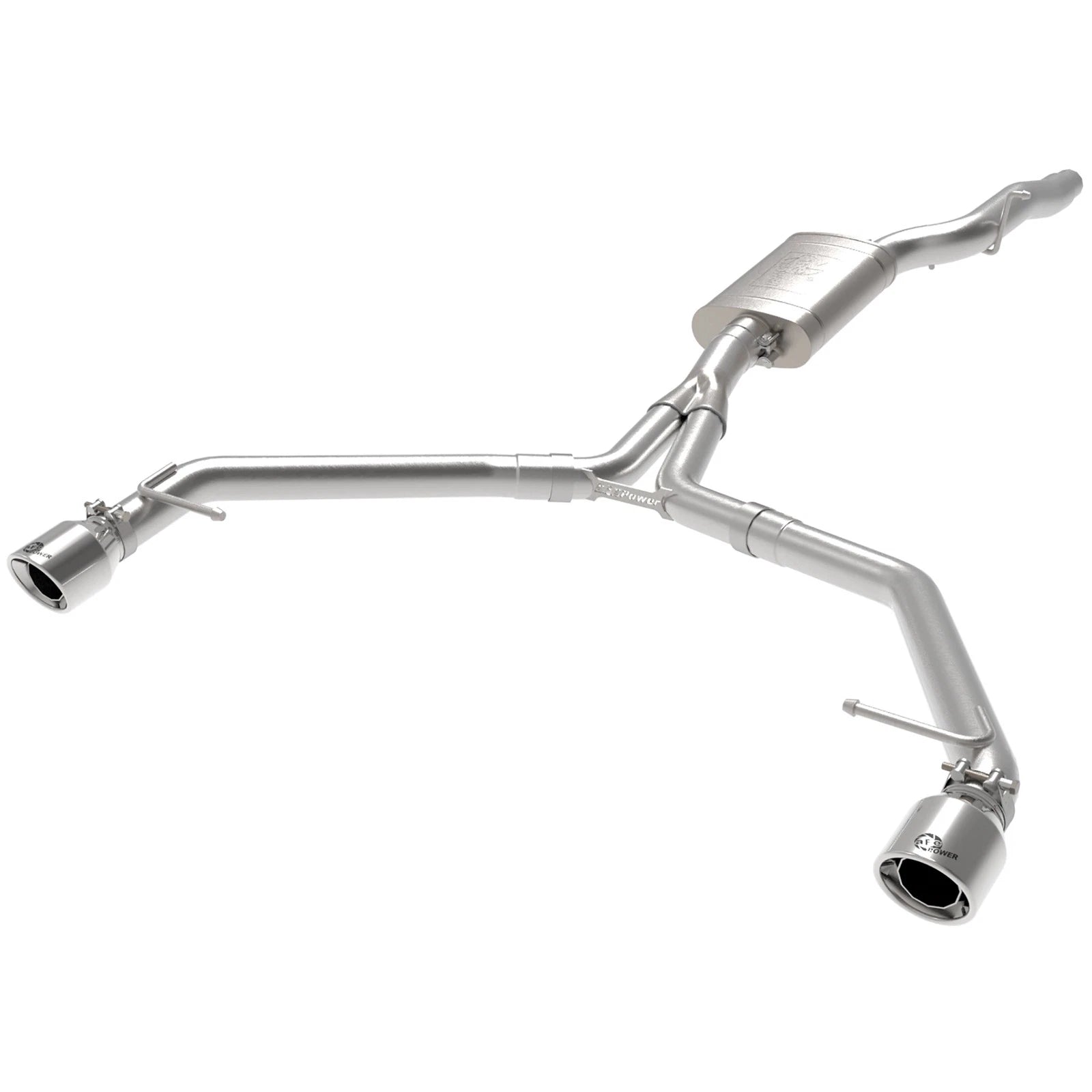 aFe MACH Force-Xp 13-16 Audi Allroad L4 SS Axle-Back Exhaust w/ Polished Tips