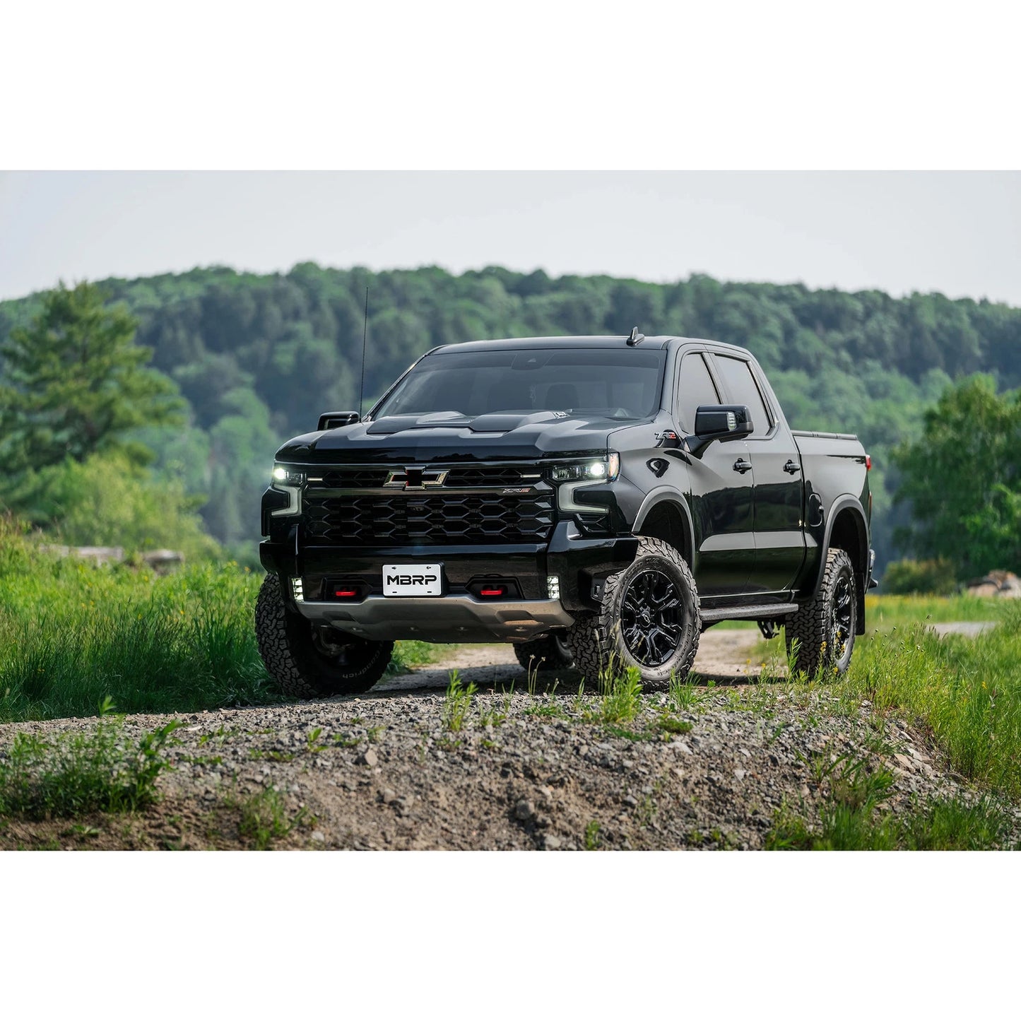 MBRP 22-23 Chevrolet/ GMC 1500 Silverado/ Sierra ZR2/AT4X 6.2L 2.5in Turn Down 3in Cat Back Exhaust