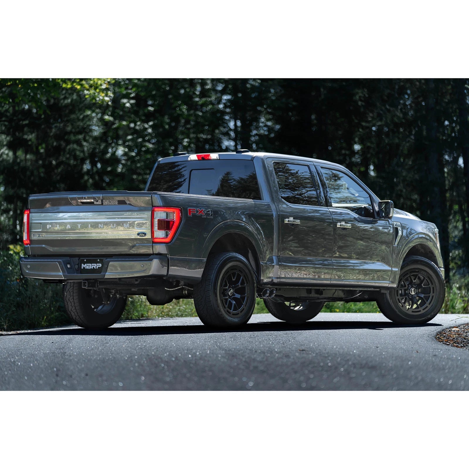 MBRP 2021 Ford F-150 2.7L EcoBoost / 3.5L EcoBoost / 5.0L 3in Cat Back Single Side Exit Black
