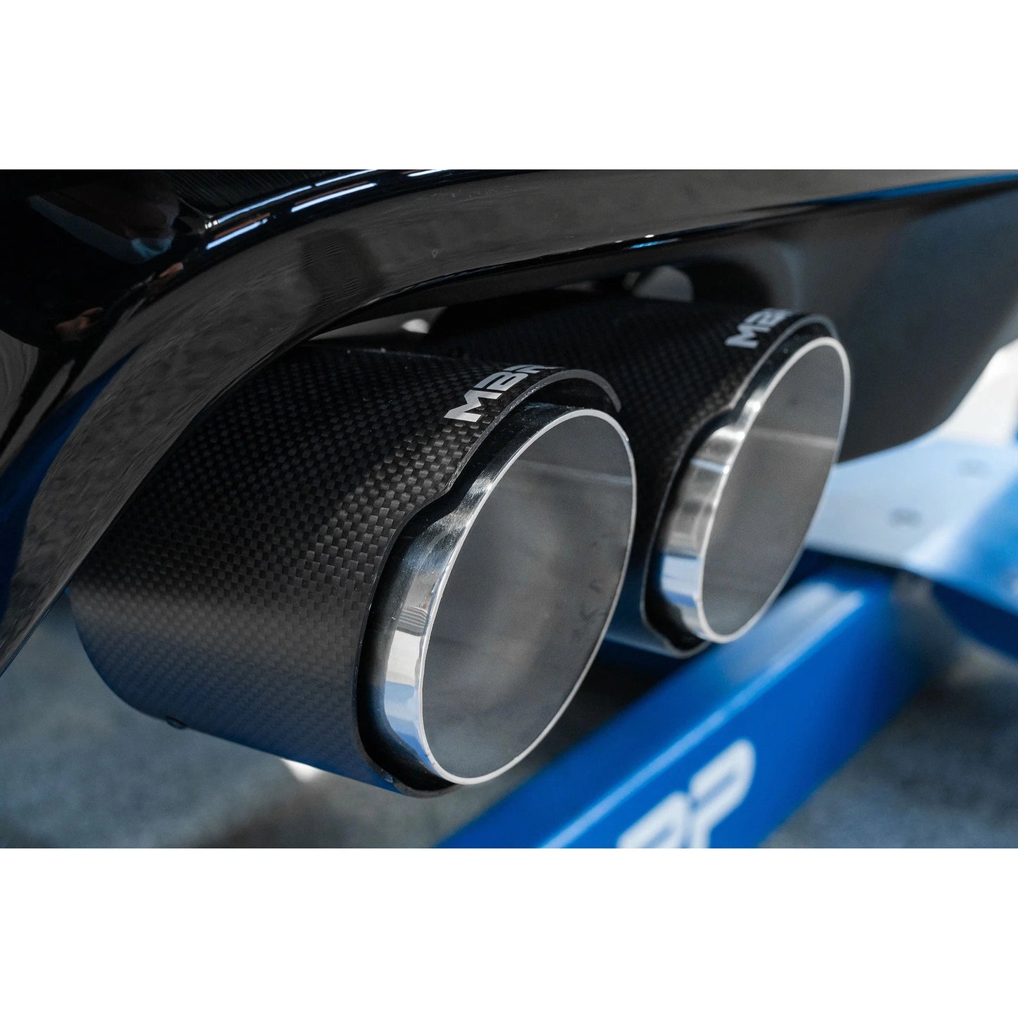 MBRP 20-21 Ford Explorer ST 3.0L Ecoboost SS 2.5in Dual Rear Exit w/ Carbon Fiber Quad Tips - T304