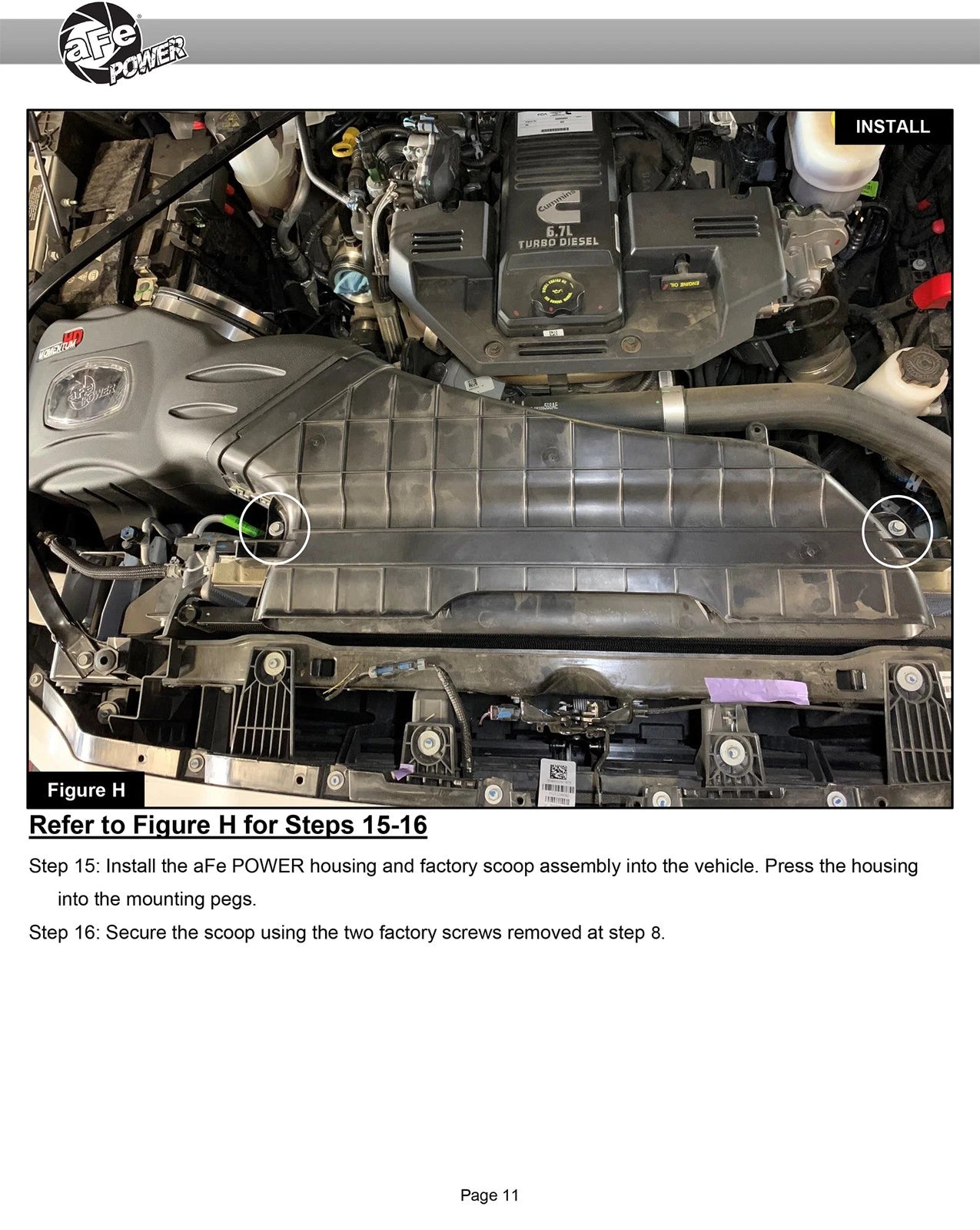 aFe POWER Momentum HD Cold Air Intake System w/ Pro Dry S Media 19-20 RAM Diesel Trucks L6-6.7L (td)