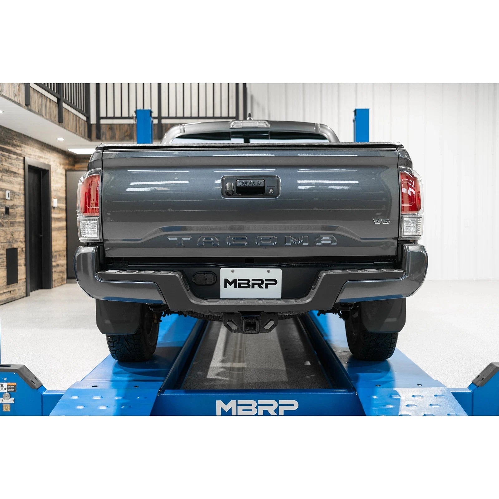 MBRP 2016 Toyota Tacoma 3.5L Cat Back Turn Down Style Aluminized Exhaust System