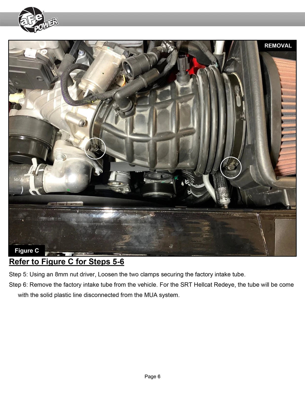 aFe Magnum Force Stage-2 Track Series Carbon Fiber AIS w/ Pro 5R Media - 18 Dodge Challenger V8-6.2L