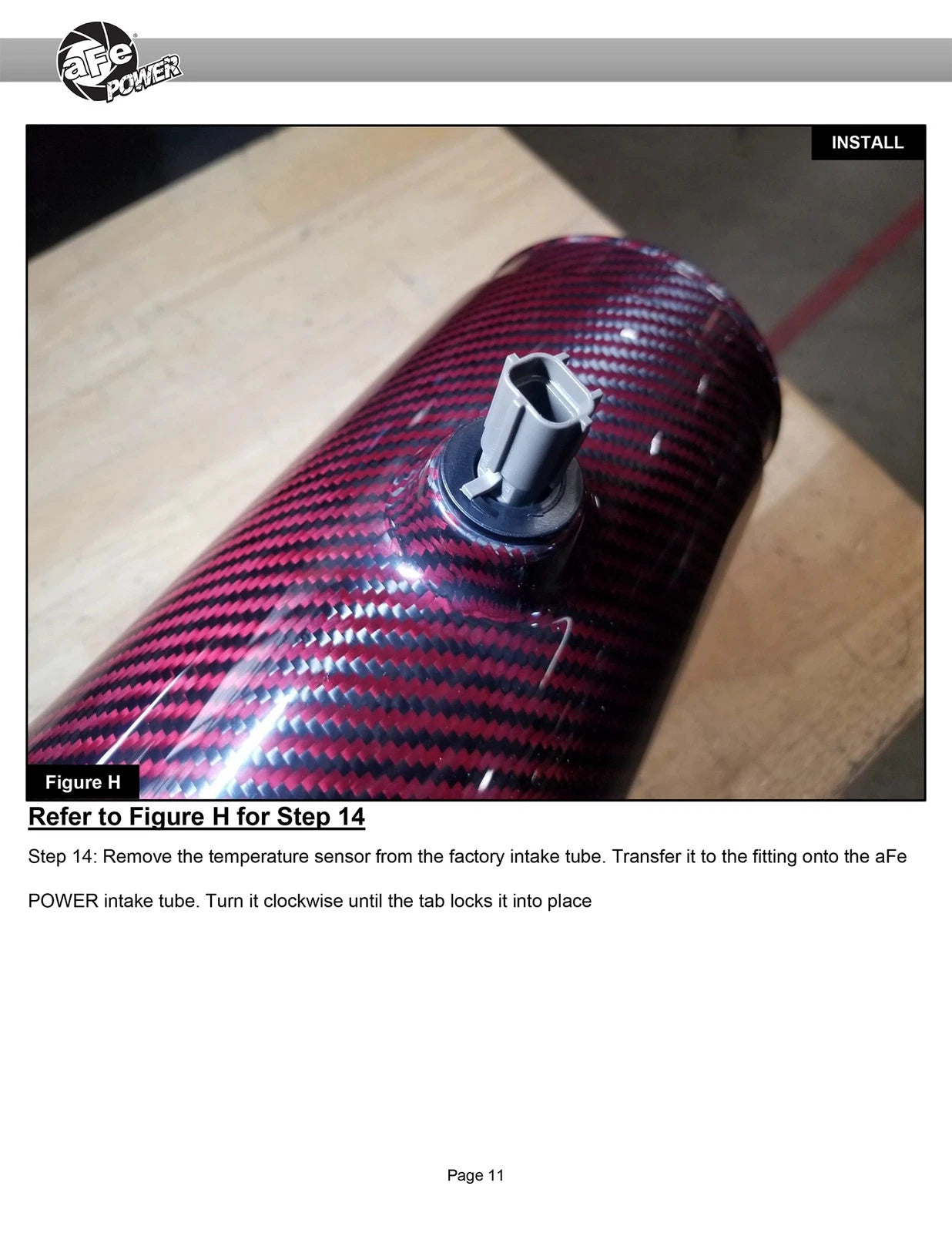 aFe 23-24 Ford F150 Raptor R Supercharged Red Carbon Track Series Air Intake w/ P5R Filter (MOQ 24)