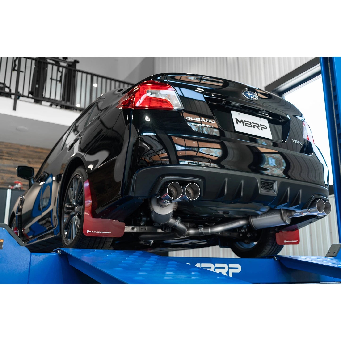 MBRP 15-19 Subaru WRX 2.0L/STI 2.5L 3in Dual Split Rear Exit w/ 3.5in Tips - T304 (Street Version)