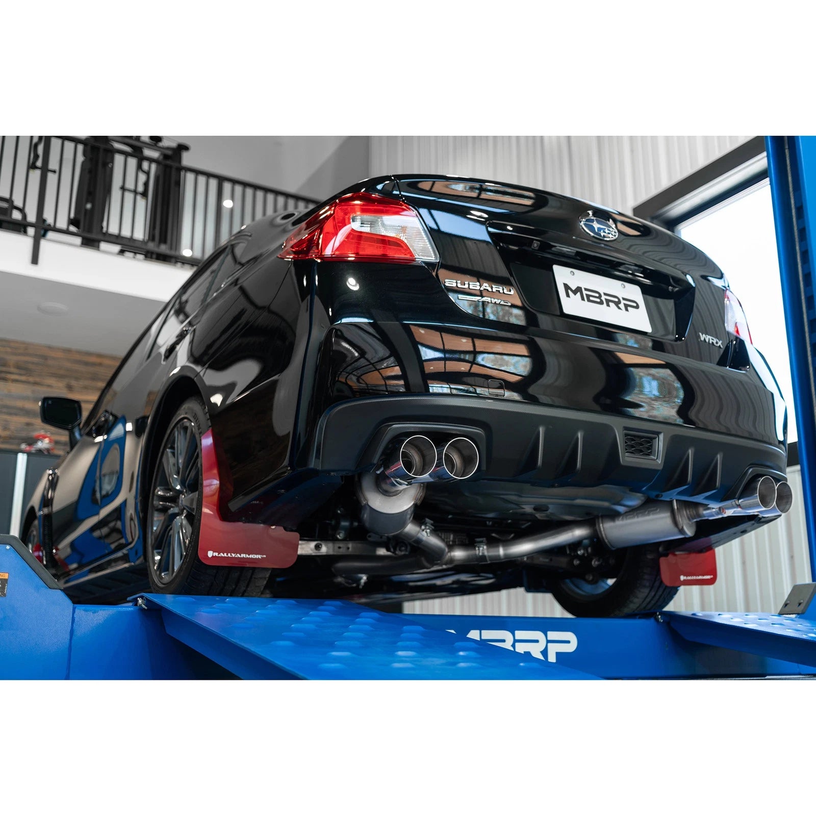 MBRP 15-19 Subaru WRX 2.0L/STI 2.5L 3in Dual Split Rear Exit w/ 3.5in Tips - T304 (Street Version)