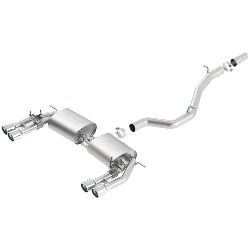Borla 13-15 Audi S3 S-Type Dual Round Rolled Catback Exhaust