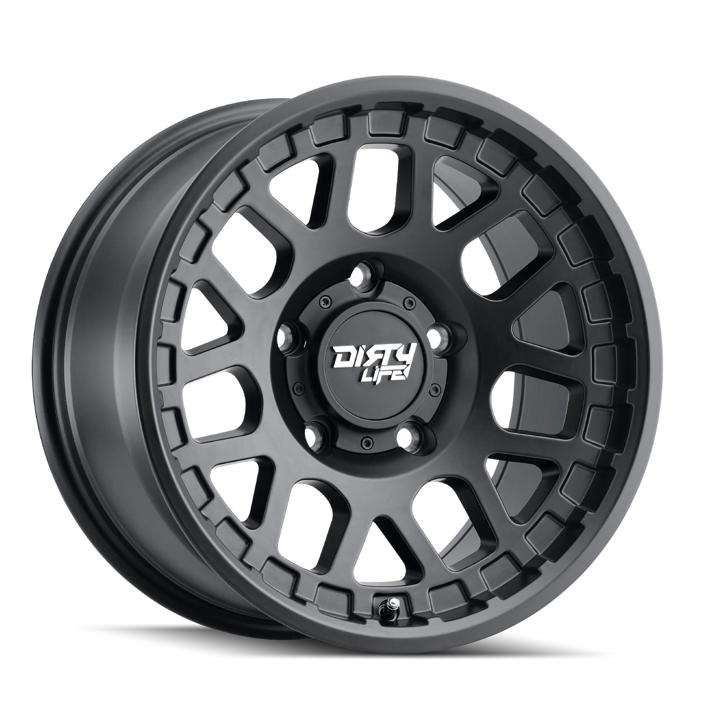 Dirty Life 9306 Mesa 17x9 / 5x127 BP / -12mm Offset / 78.1mm Hub Matte Black Wheel