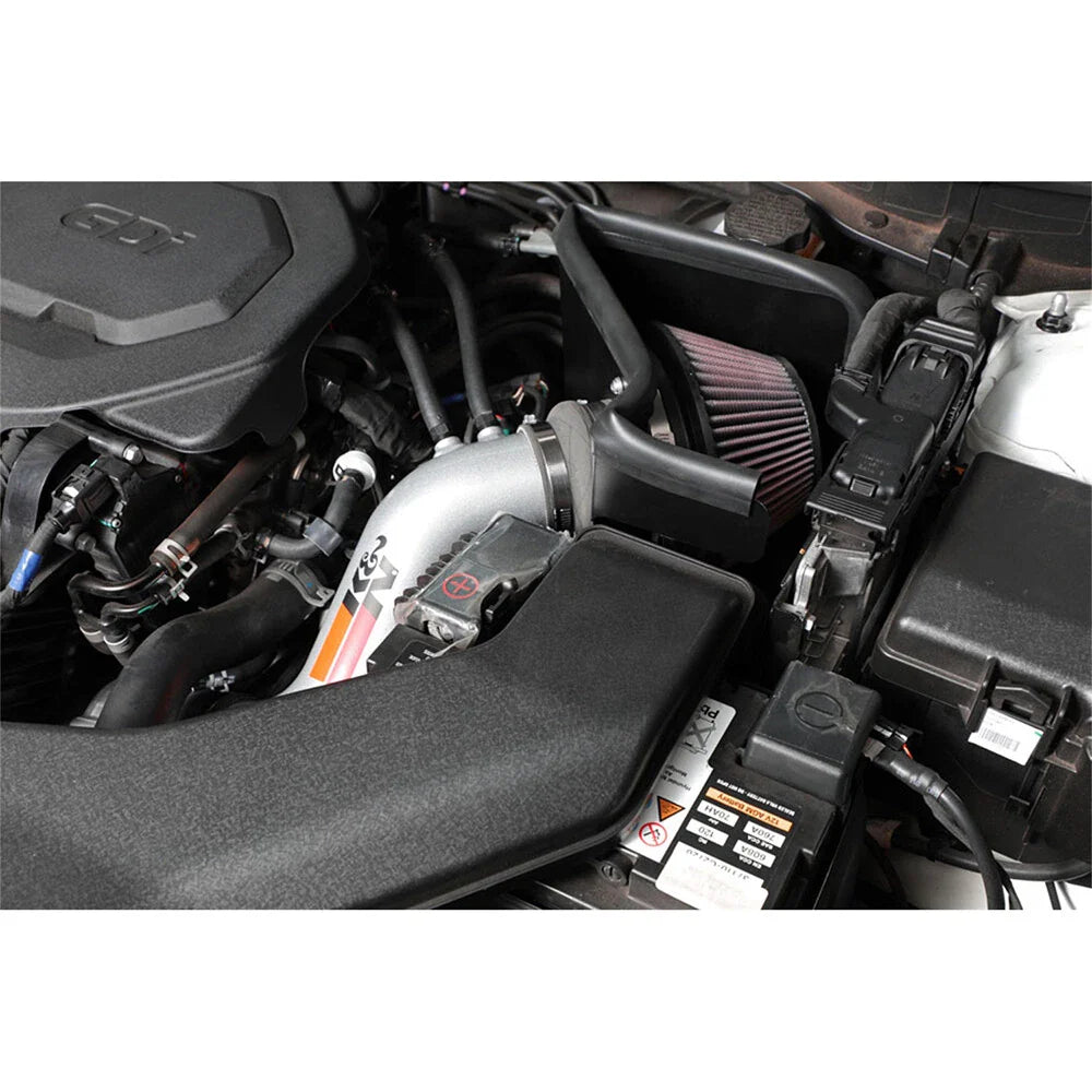 K&N 15-18 Hyundai Sonata L4-2.4L F/I Silver Typhoon Short Ram Intake