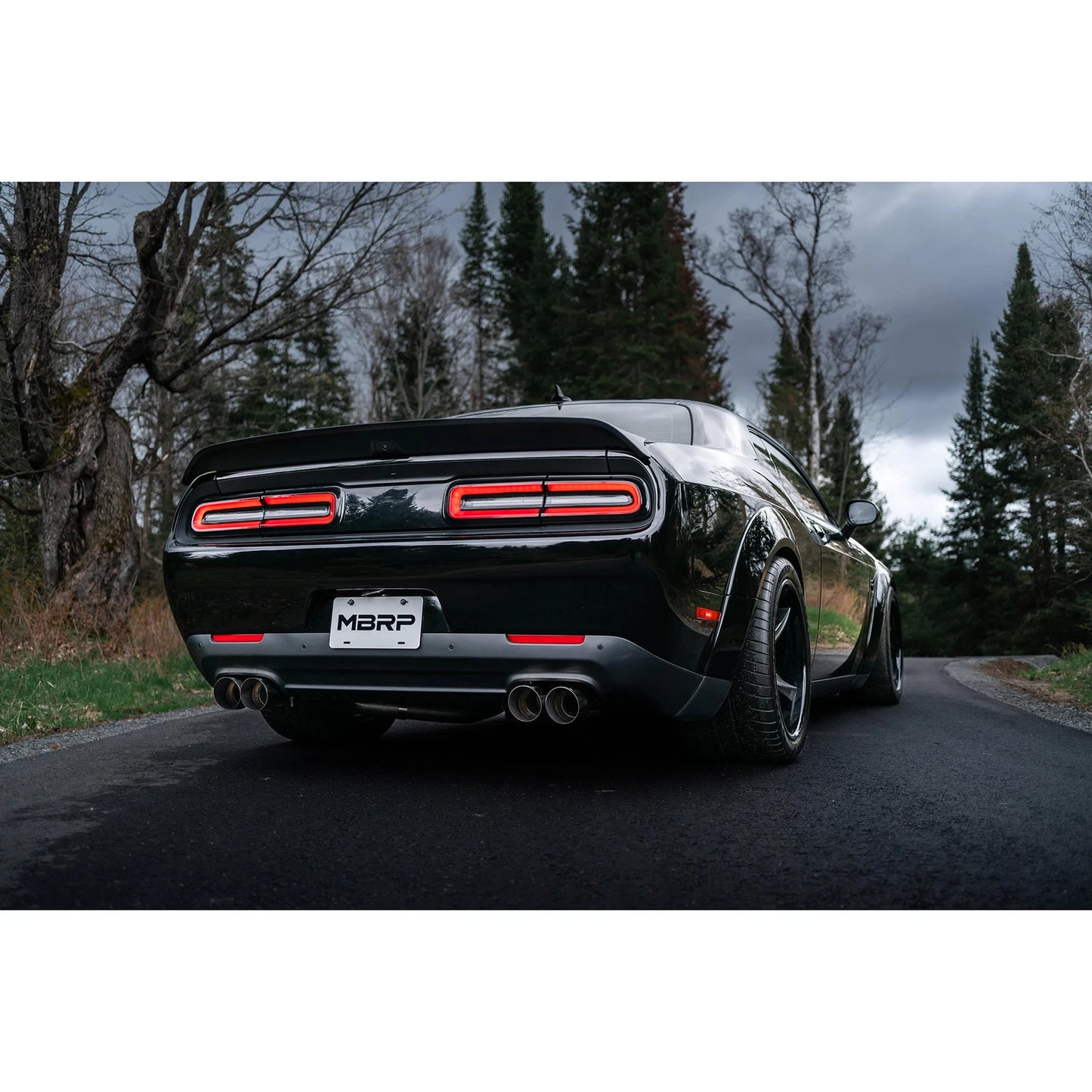 MBRP 15-Up Challenger 5.7L / 17-Up 6.2L/6.4L 3in Race Series Cat-Back w/ Quad Tips AS Exhaust