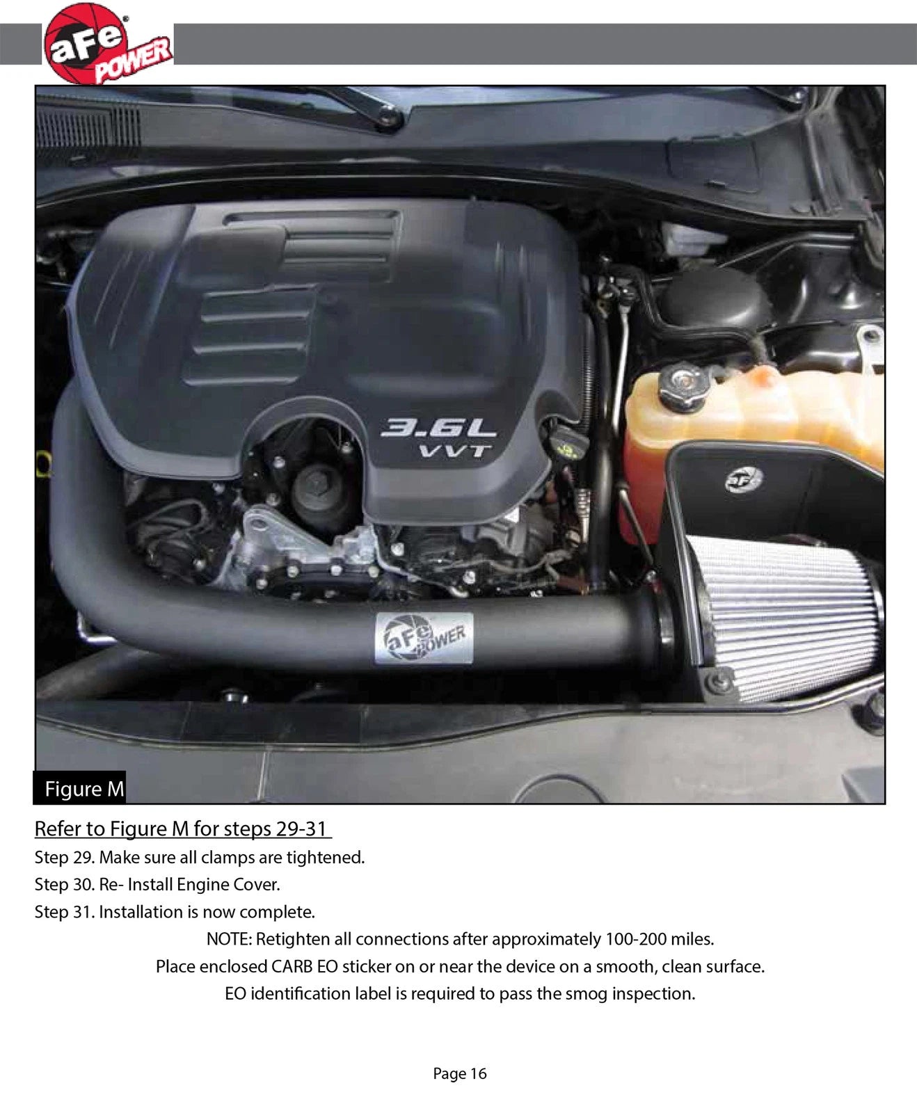 aFe MagnumFORCE Intakes Stage-2 Pro DRY S 11-13 Dodge Challenger/Charger/Chrysler 300 V6 3.6L (blk)