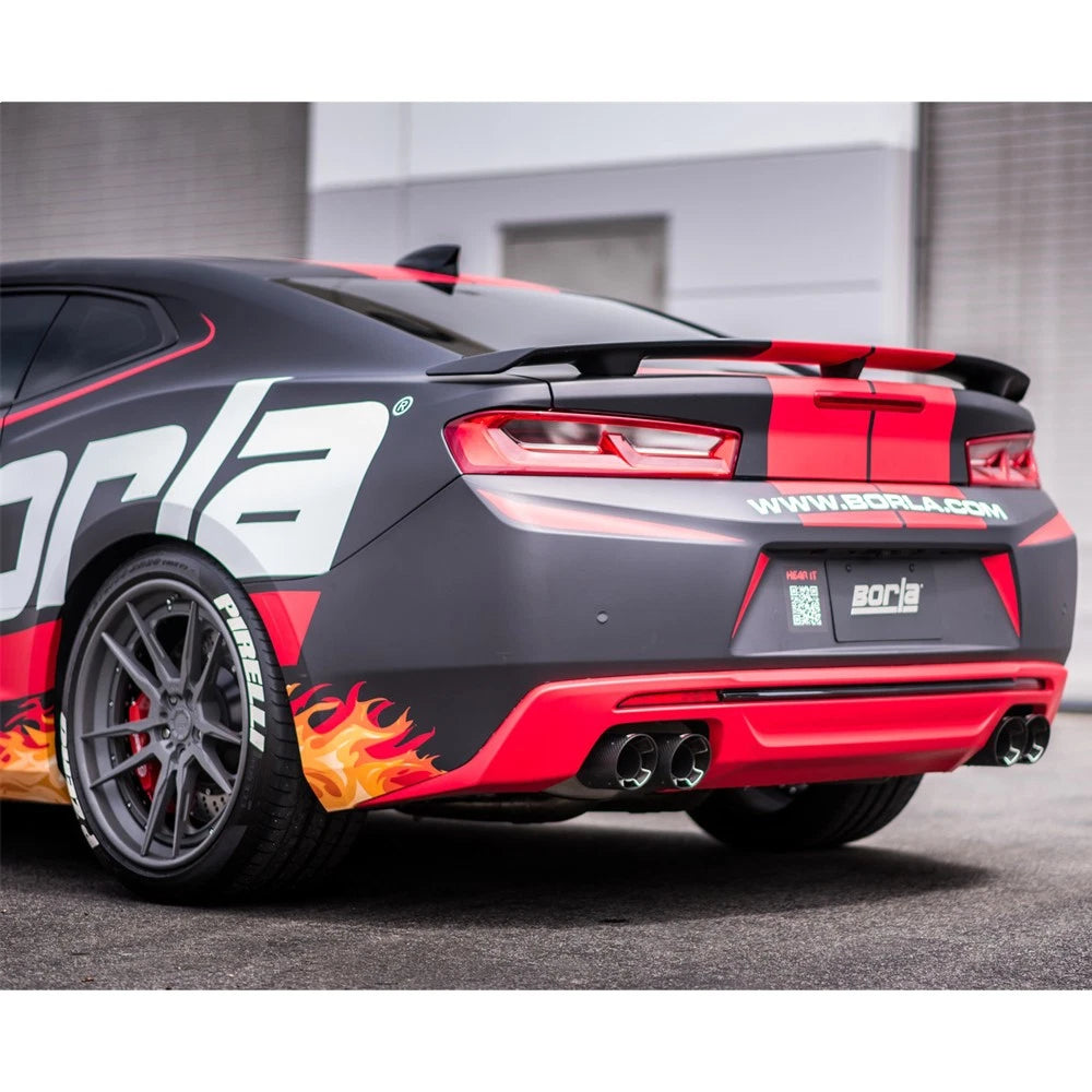 Borla 2016-2017 Chevy Camaro V8 SS AT/MT ATAK Rear Section Exhaust with Dual Mode Valves