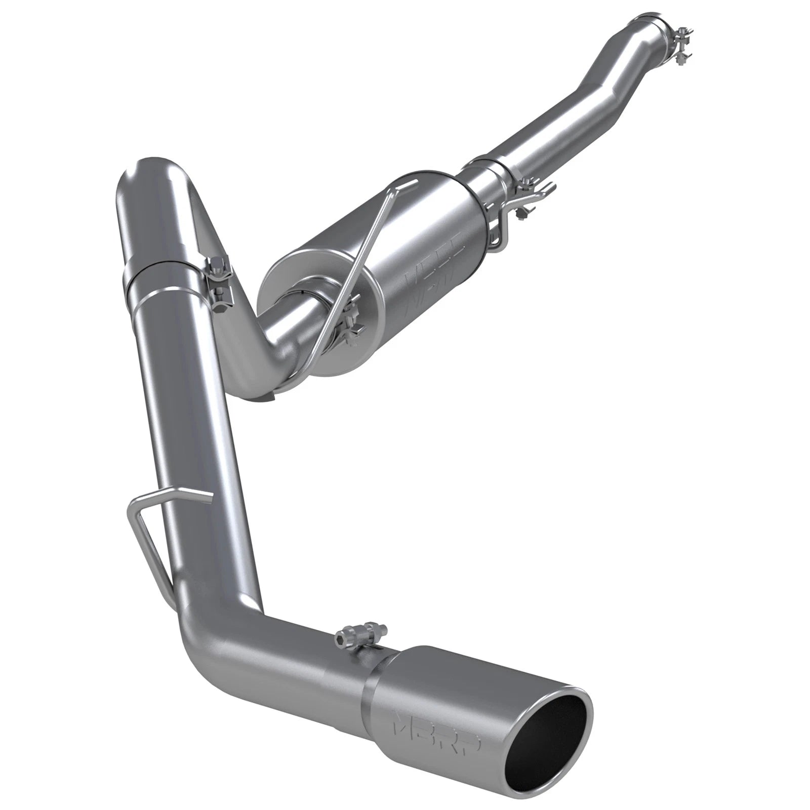 MBRP 06-08 Ram Hemi 1500 Mega Cab 5.7L / 03-13 Ram Hemi 2500/3500 5.7L T409 3in Cat Back Single Side