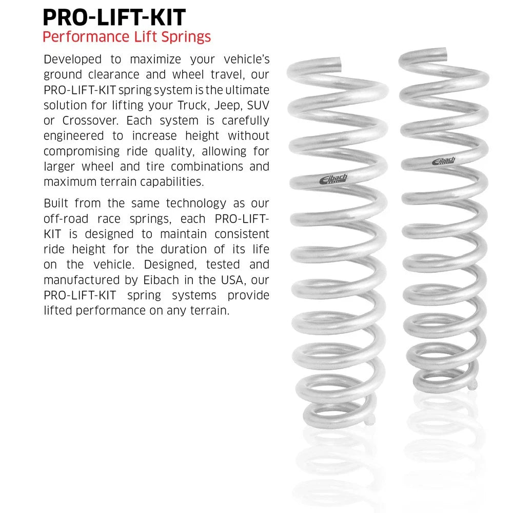 Eibach Pro-Truck Lift Kit for 15-17 Ford F-150 2WD (Must Be Used w/ Pro-Truck Front Shocks)